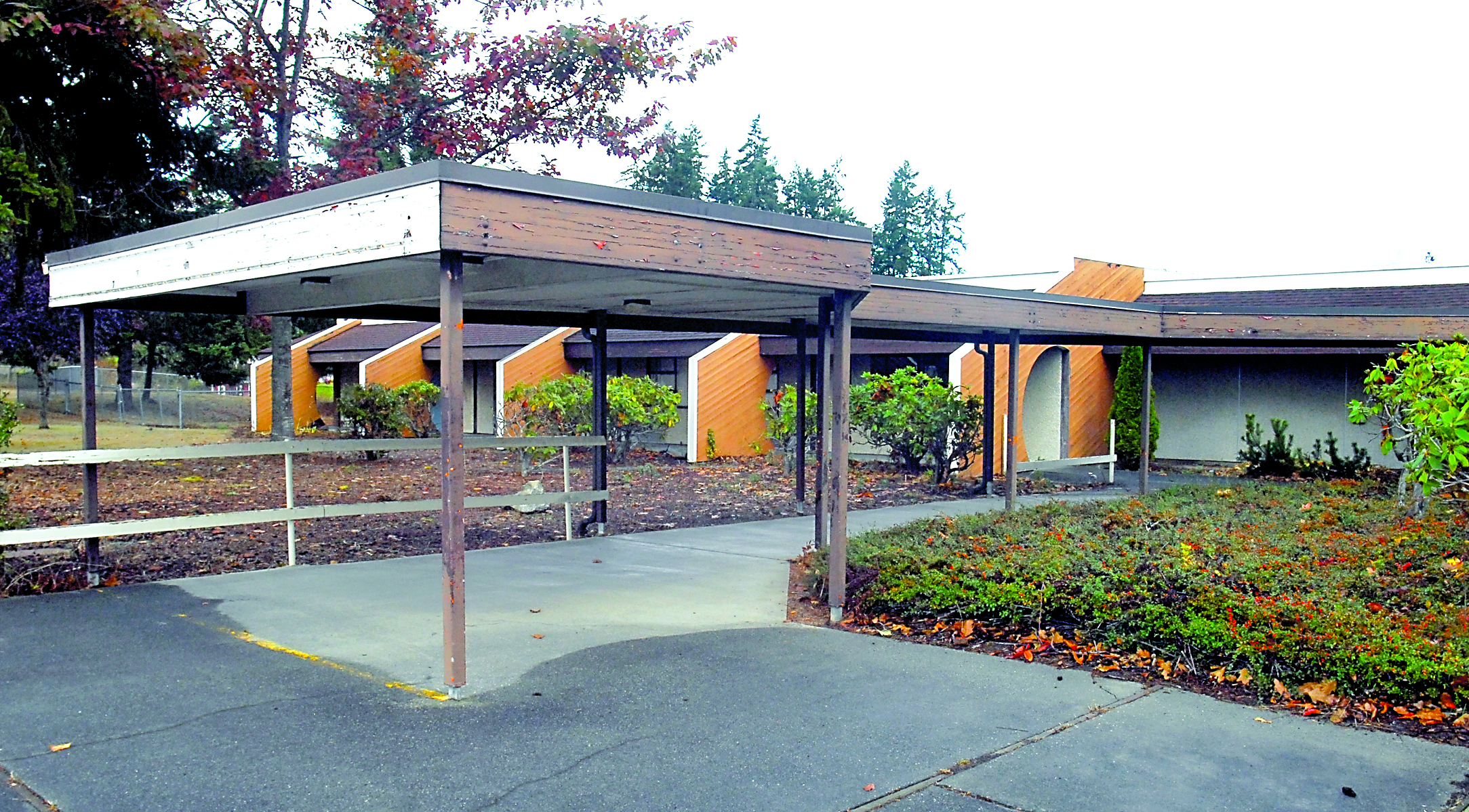 A Sequim man has applied to turn the former Fairview School east of Port Angeles into a marijuana production and processing operation. — Keith Thorpe/Peninsula Daily News