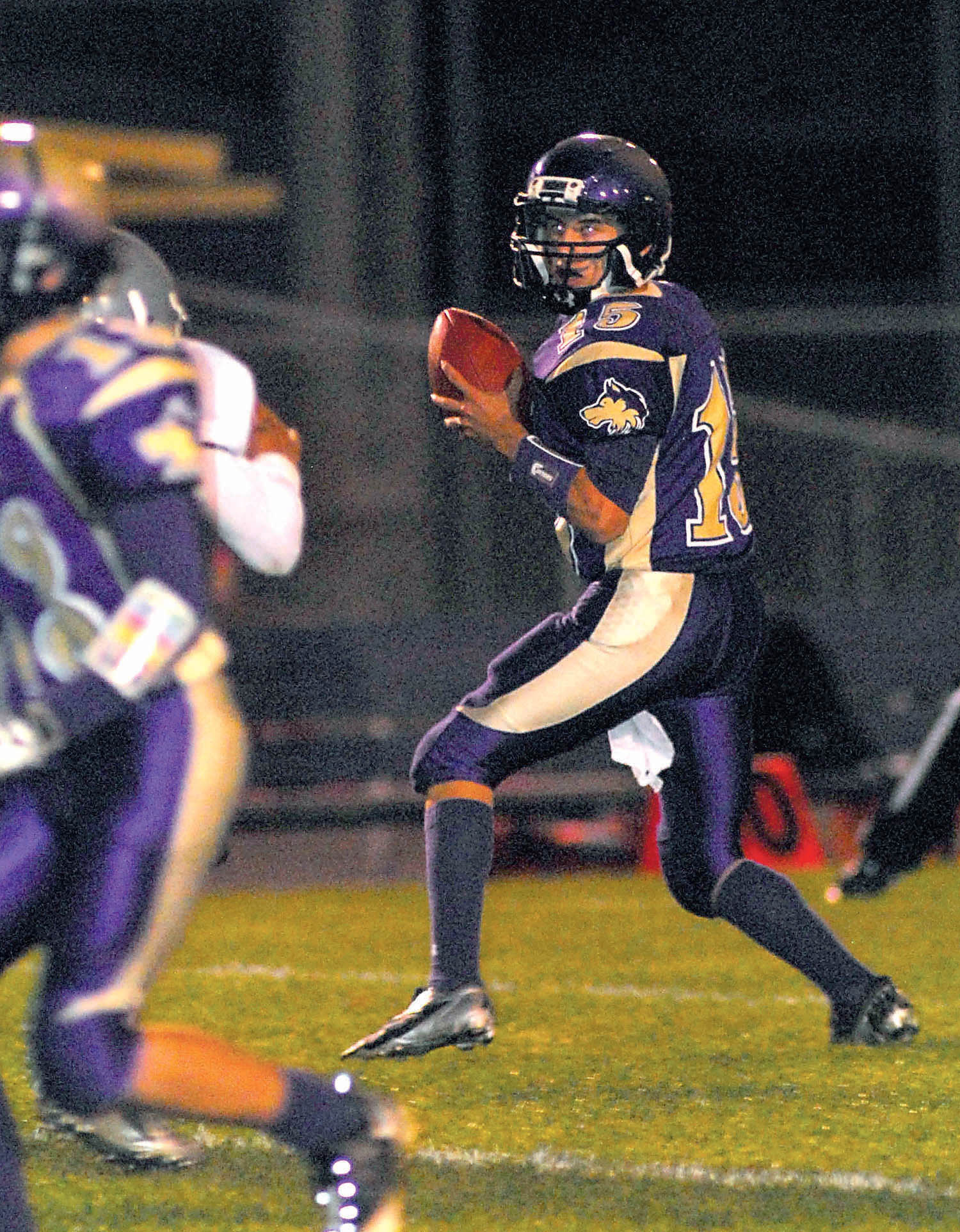 Sequim quarterback Miguel Moroles led the Wolves in passing and rushing as a junior in 2013. Keith Thorpe/Peninsula Daily News