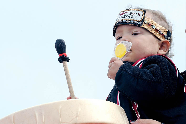 The Makah Days Baby King for 2013-2014 was Dramayne Dalos