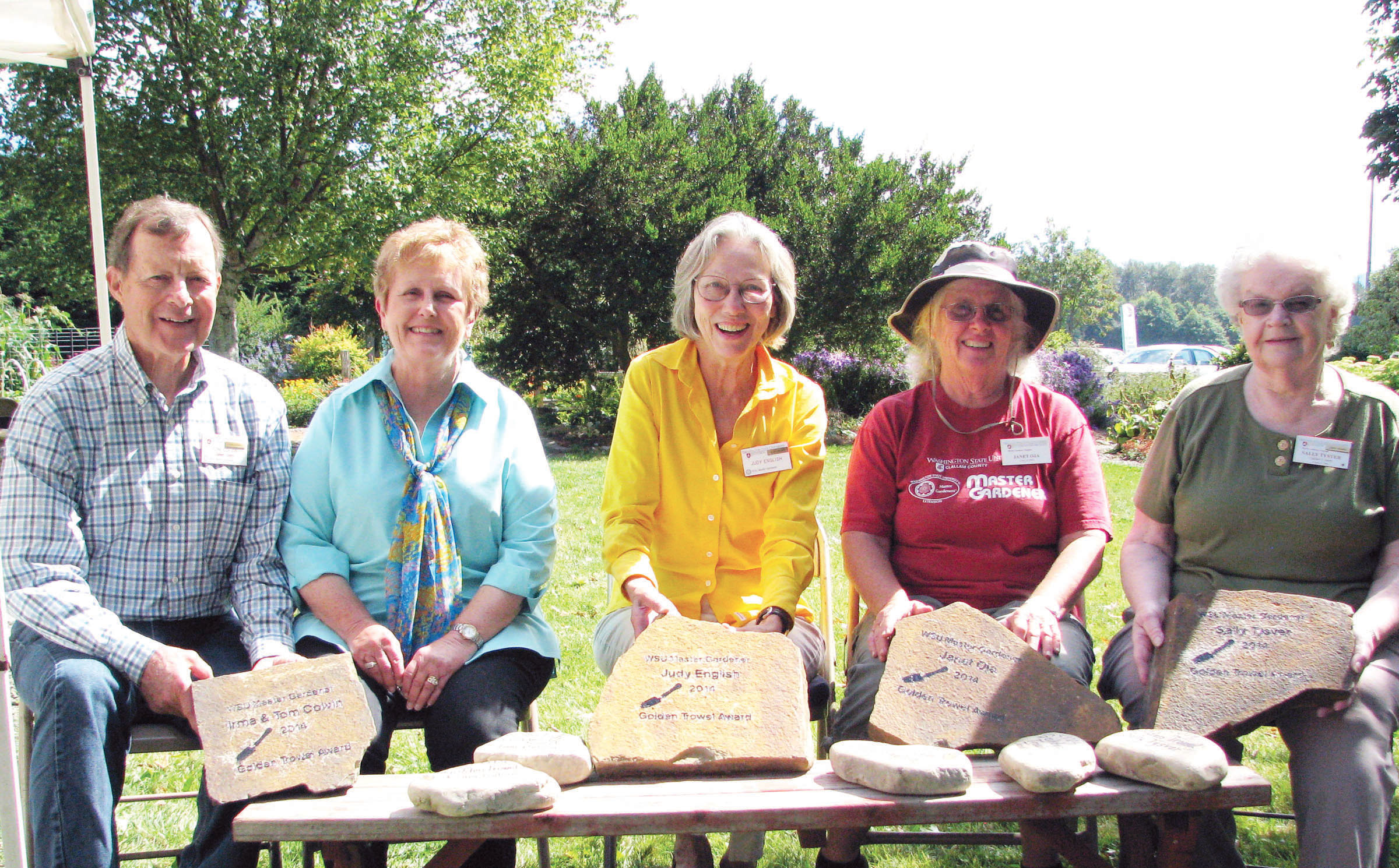 The 2014 Master Gardener Golden Trowel Award winners are