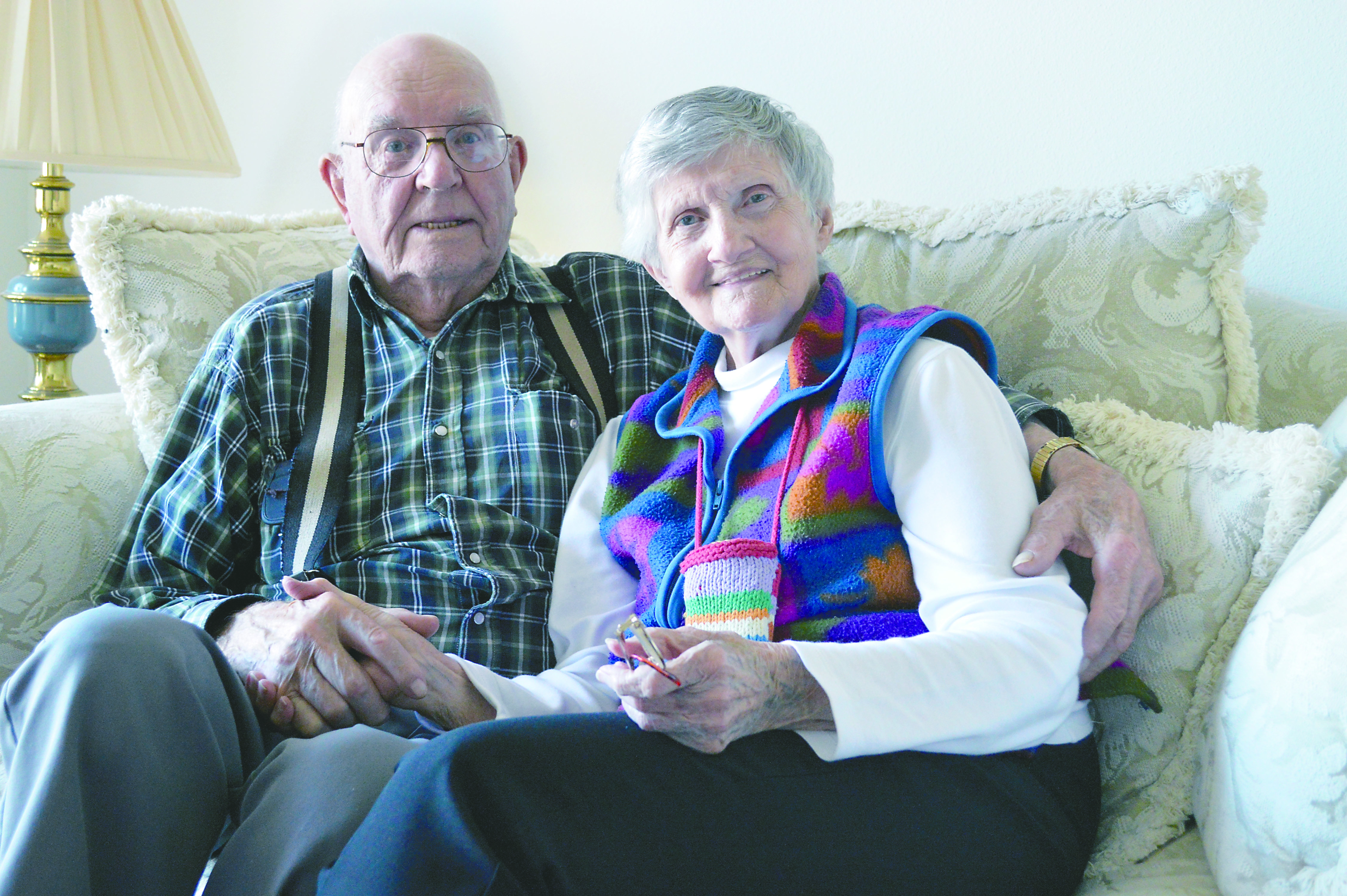 Andy Nilles and Gladys Salley [Photo by Joe Smillie/Peninsula Daily News]