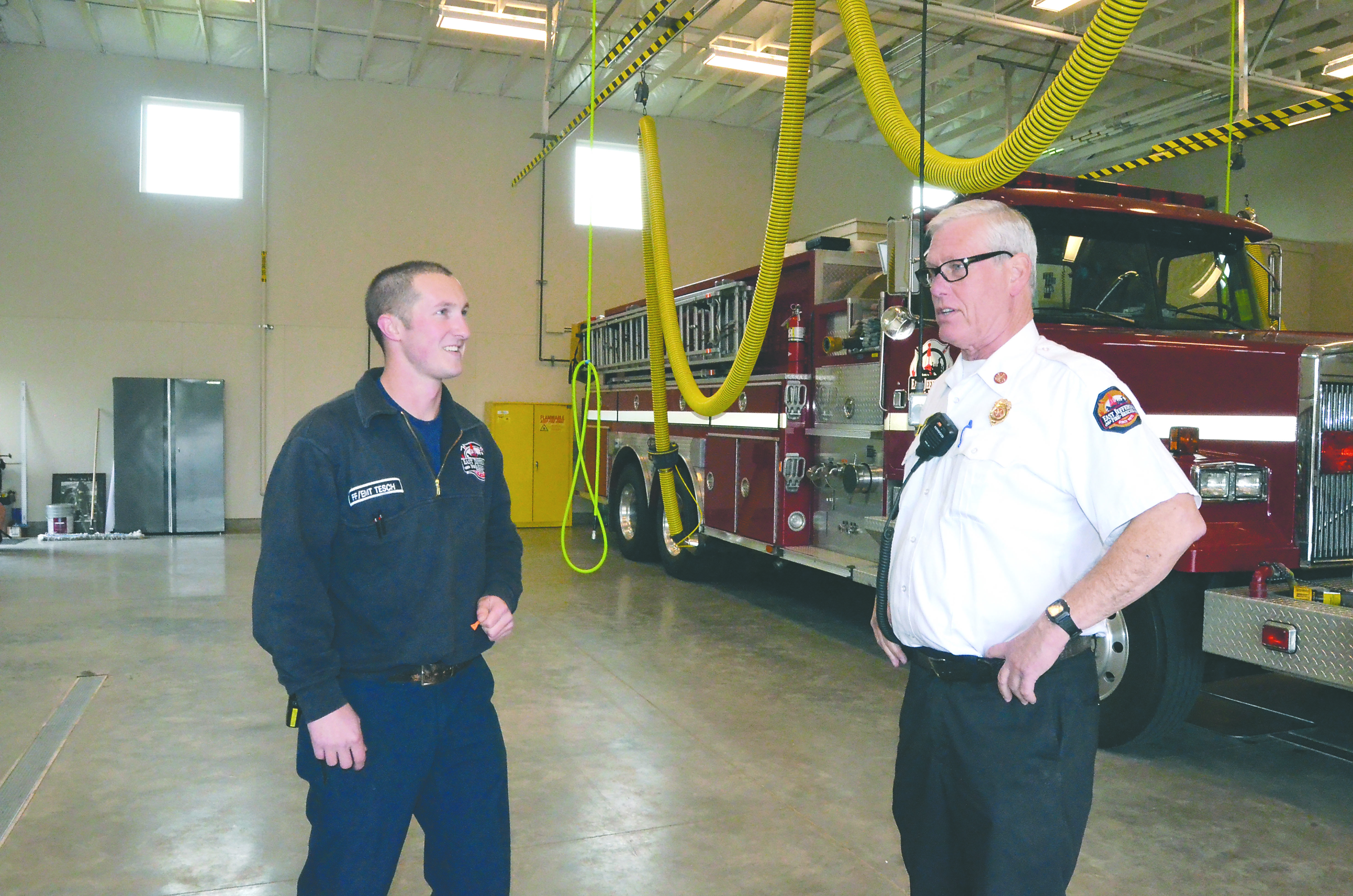 Firefighter C.J. Tesch