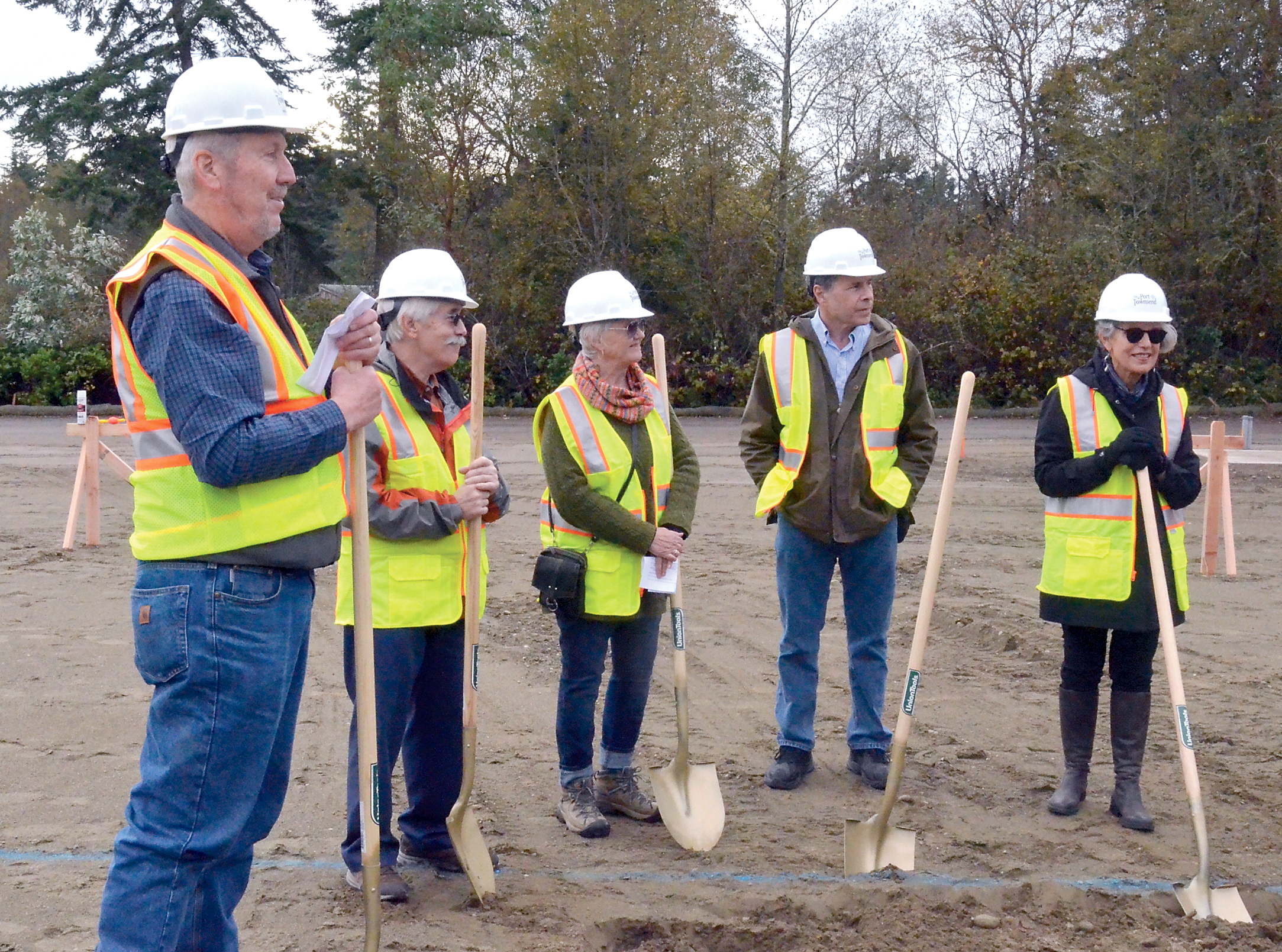 Those participating in the groundbreaking include