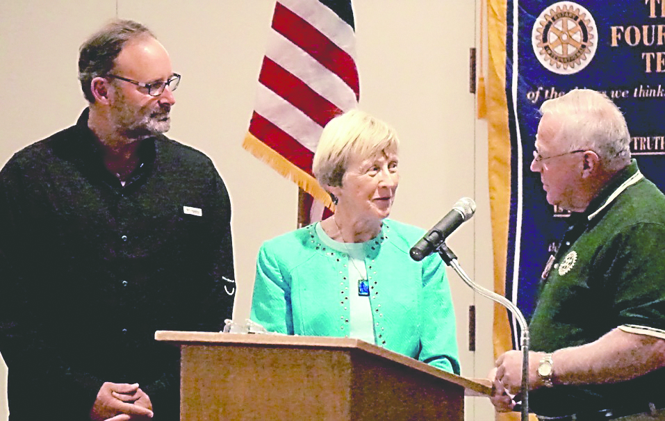 Sequim Sunrise Rotary President Jerry Sinn