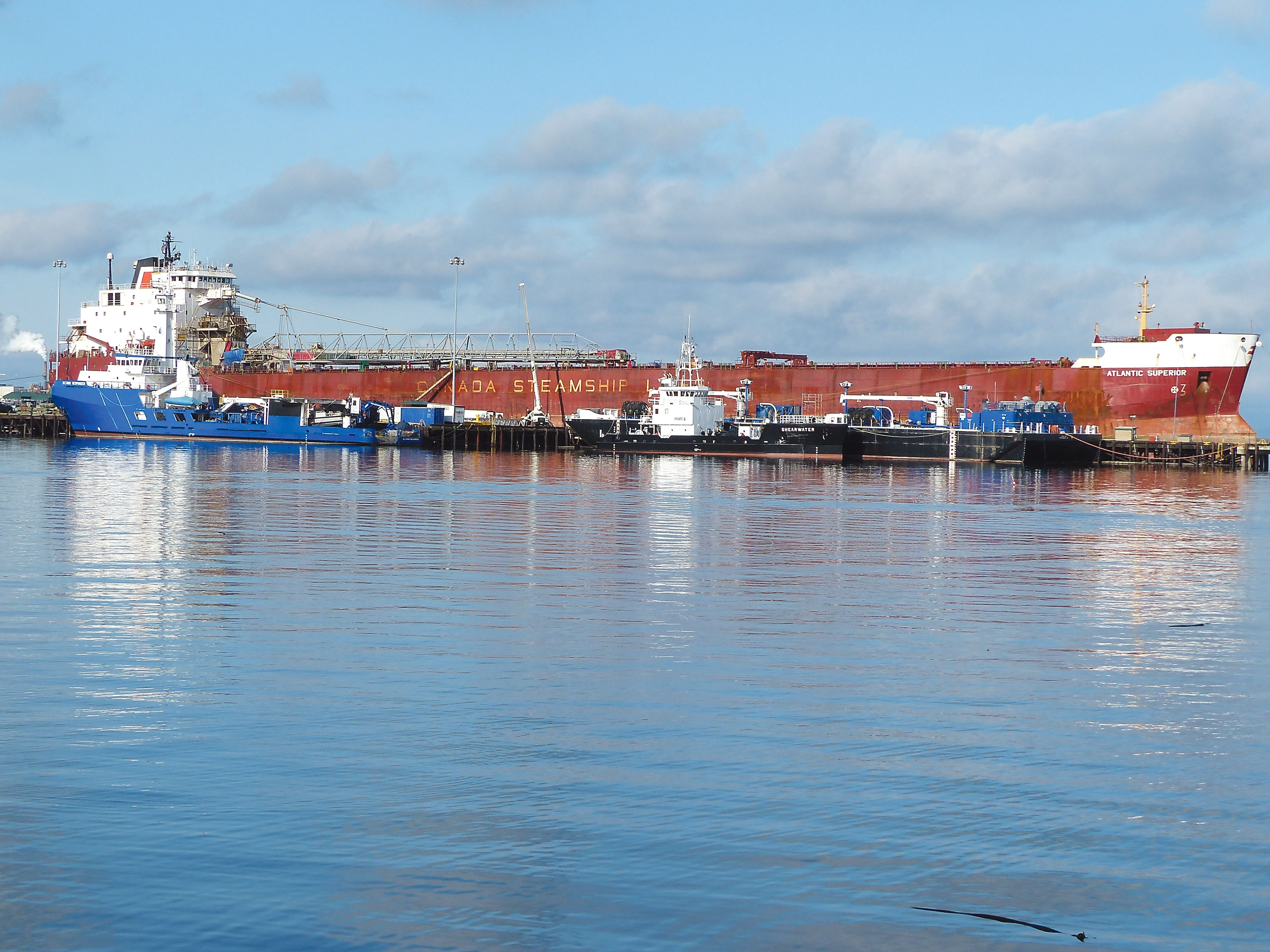 The Atlantic Superior is shown tied up to Port of Port Angeles Terminal 1.  —Photo by David G. Sellars/for Peninsula Daily News