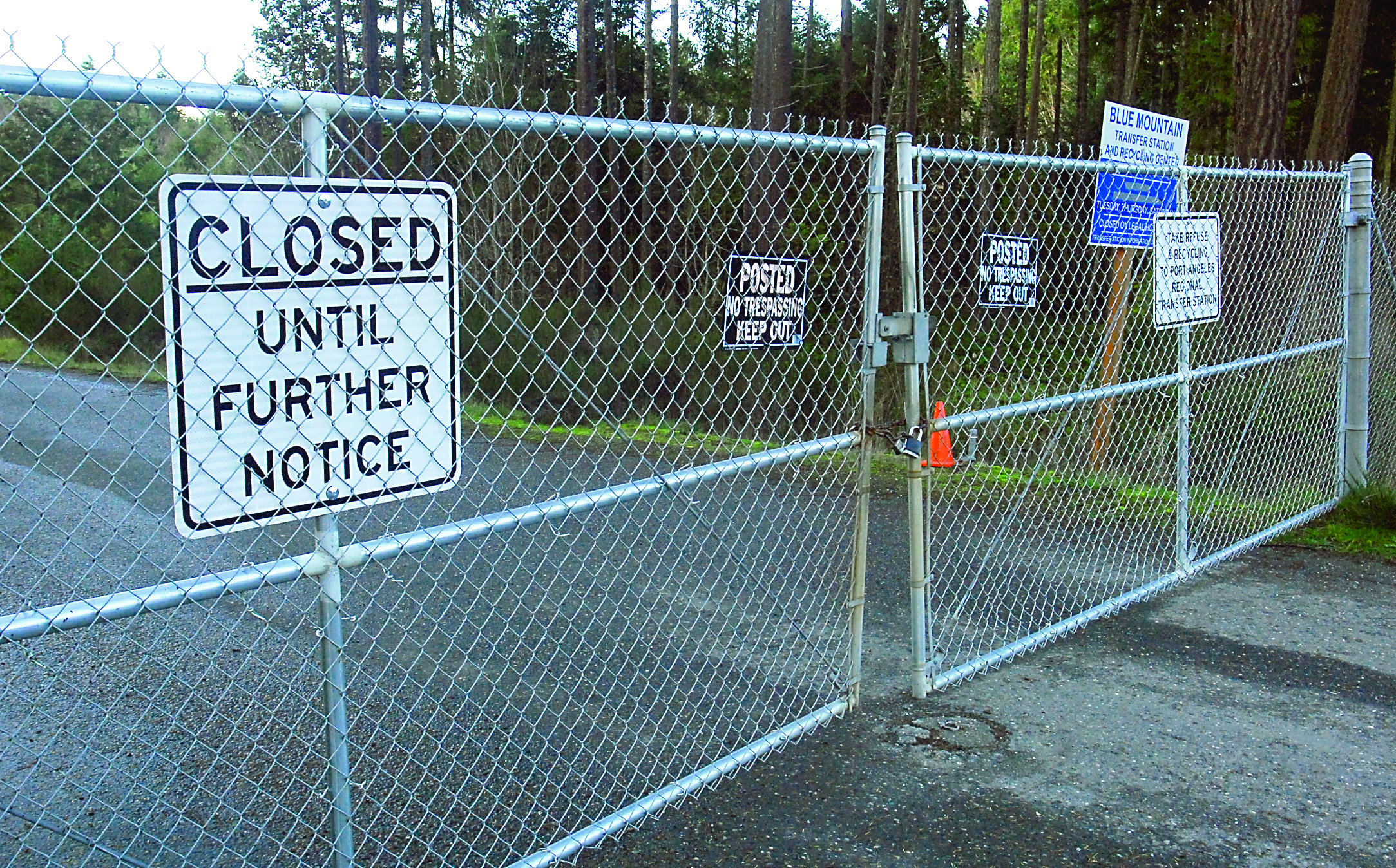 Clallam County discusses temporary fix to reopen Blue Mountain garbage and recycling station