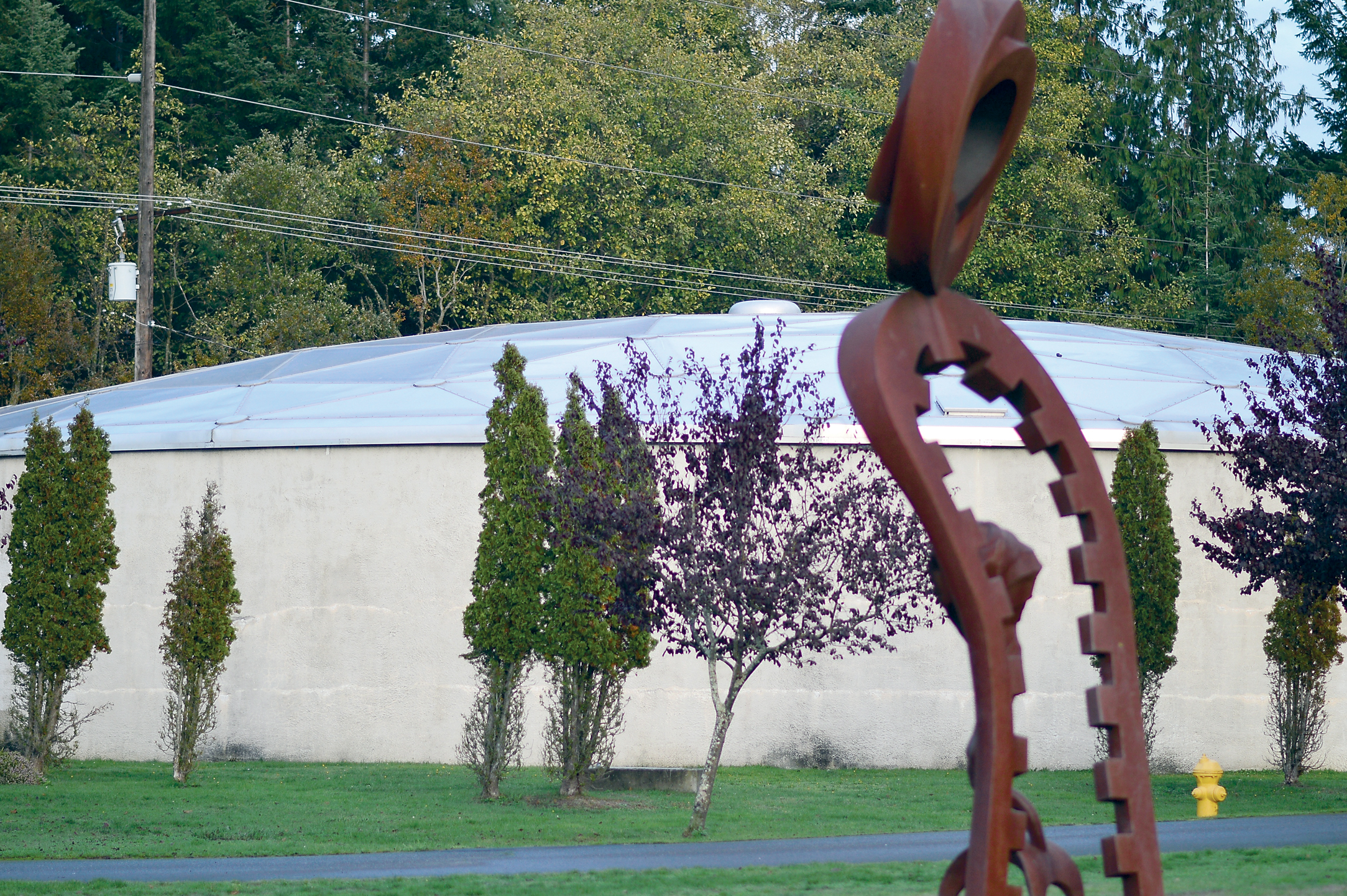 Proposals are still being accepted to turn the city water tank outside the Port Angeles Fine Arts Center into an artist’s canvas. “Pliny