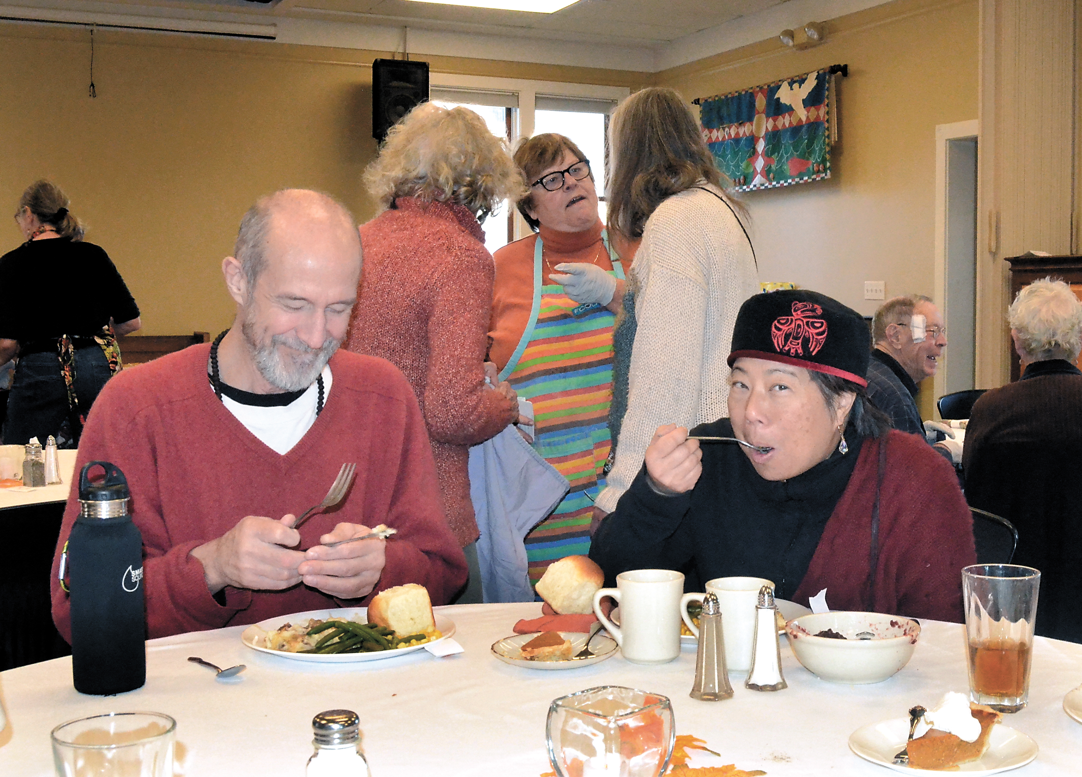 Food, fellowship celebrated at Port Townsend's early Thanksgiving feast