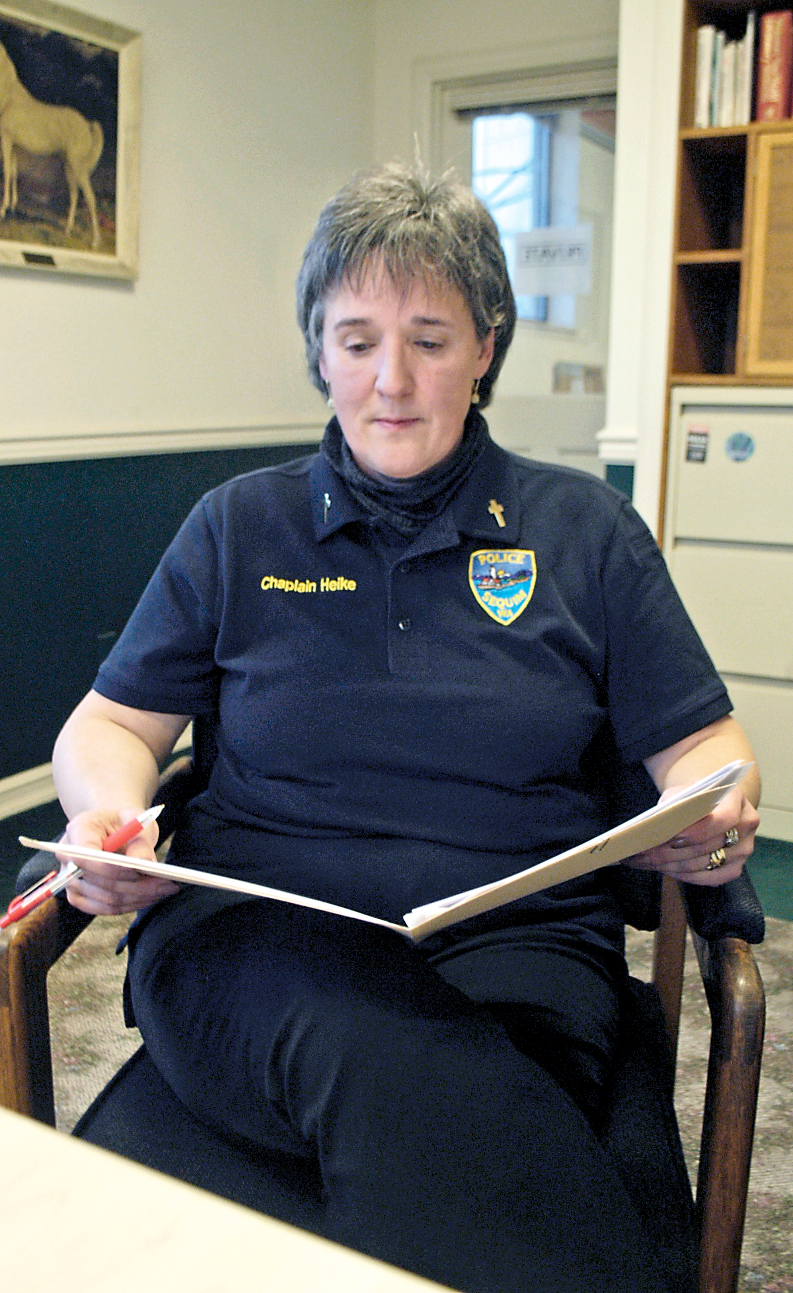 Sequim Police Department Chaplain Heike Ward