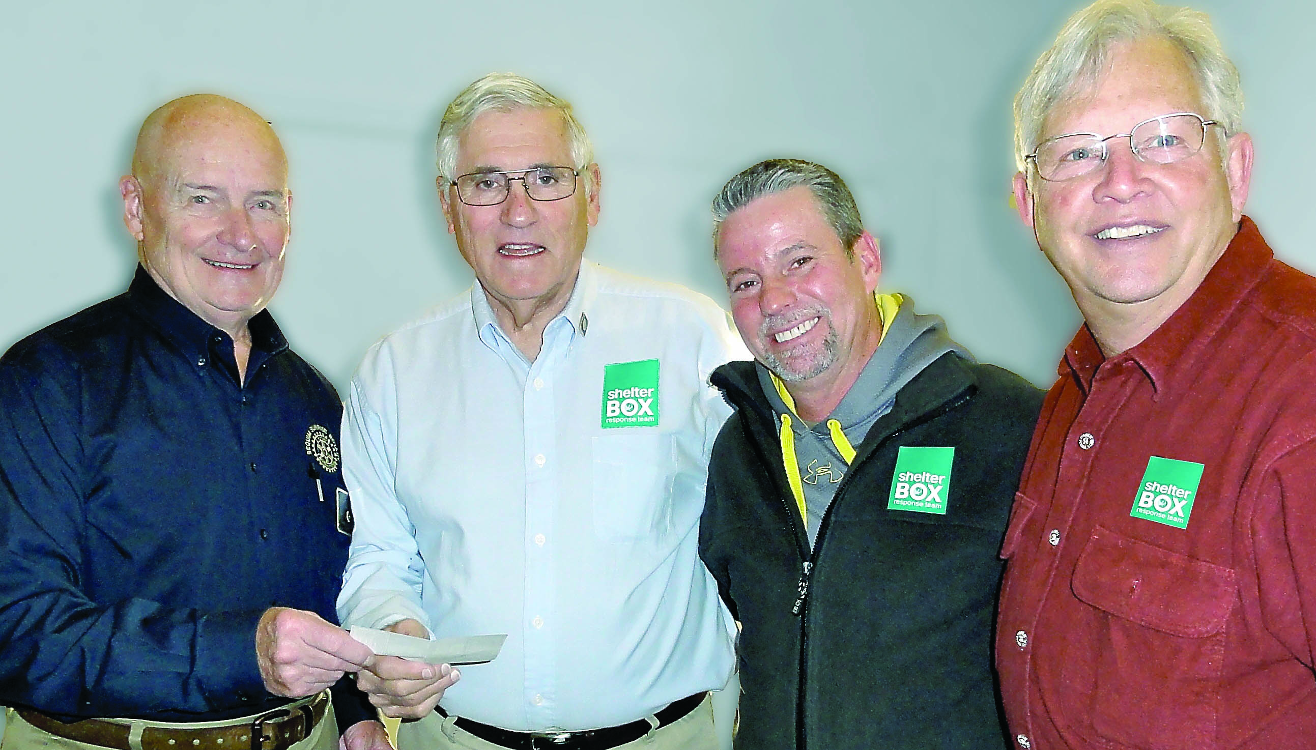 Sequim Sunrise Rotary members have contributed $8