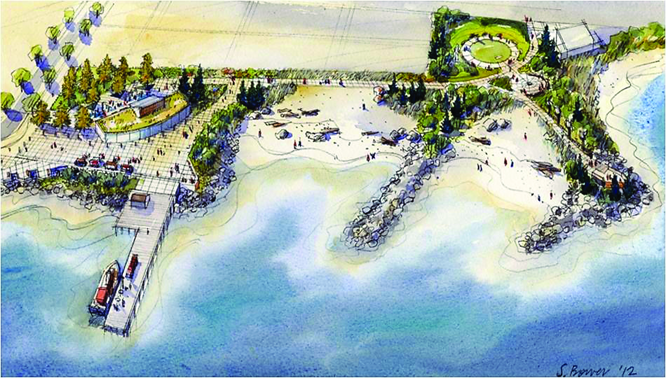 This rendering depicts the city of Port Angeles’ West End Park project