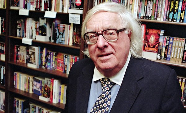 Ray Bradbury at a book signing in California in 1997. The Associated Press