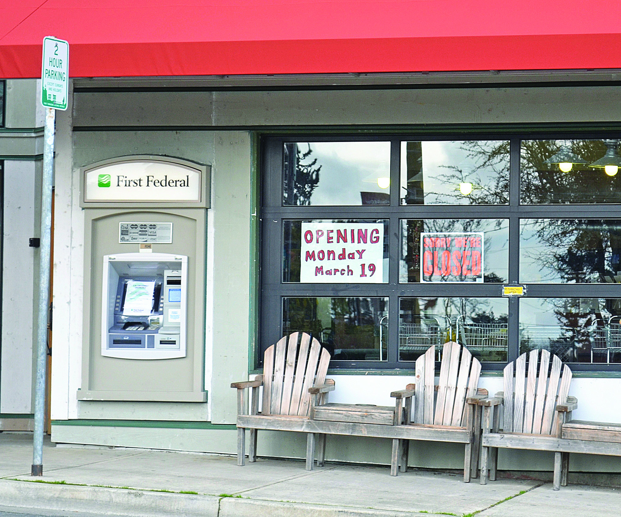 Aldrich's Market in uptown Port Townsend is slated to partially reopen on Monday. Charlie Bermant/Peninsula Daily News