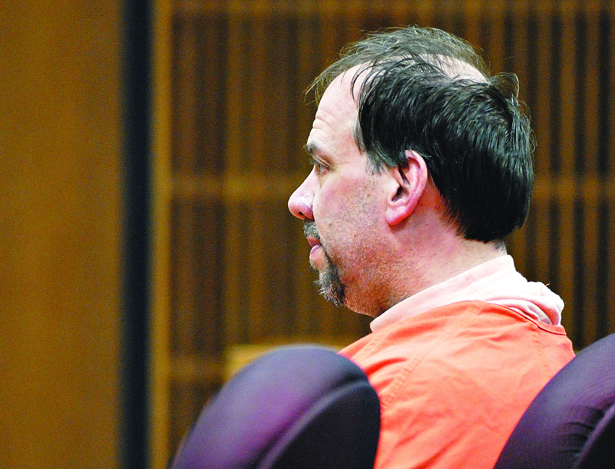 Paul Anthony Brinkmann sits in Clallam County Superior Court on Monday. Chris Tucker/Peninsula Daily News