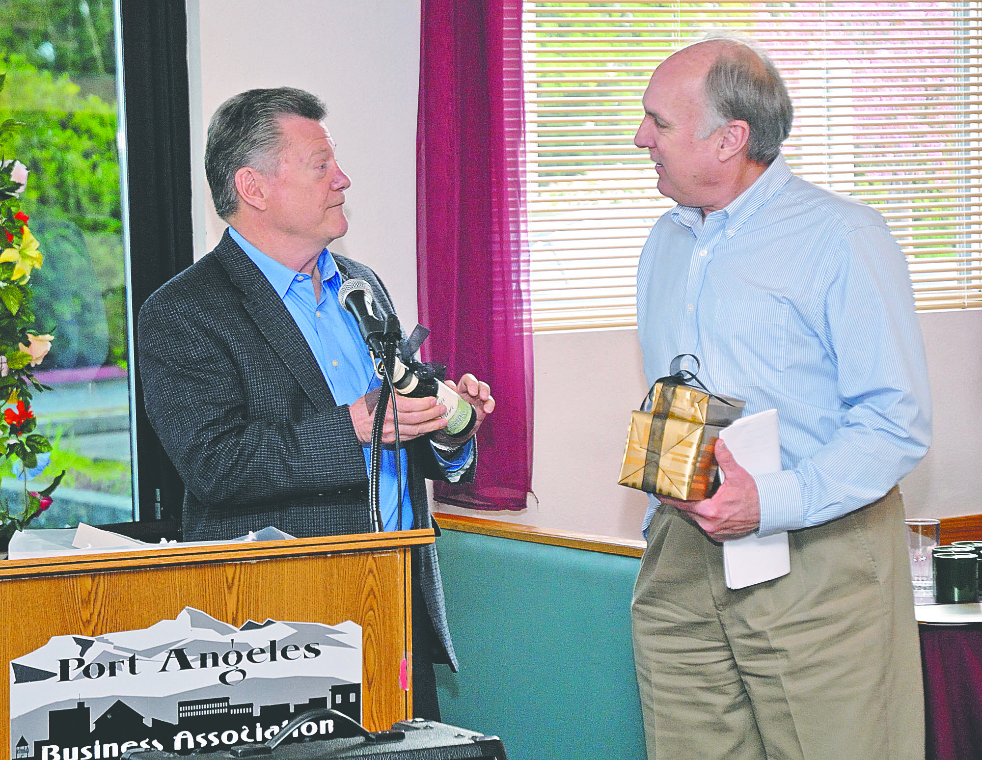 Port Angeles Business Association President Dick Pilling