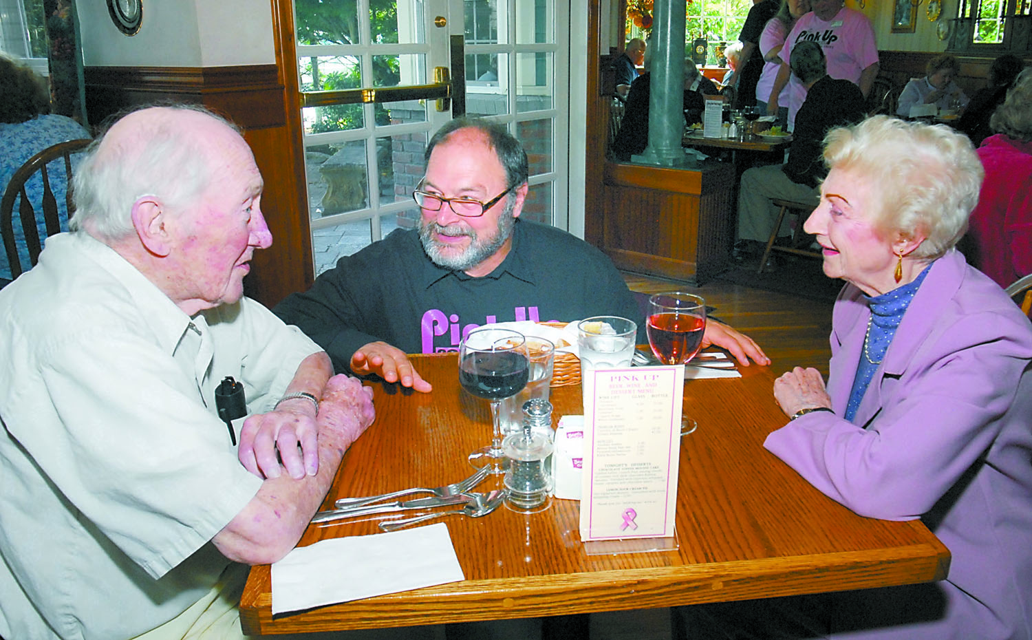 During the 2011 Pink Up Port Angeles “celebrity” dinner