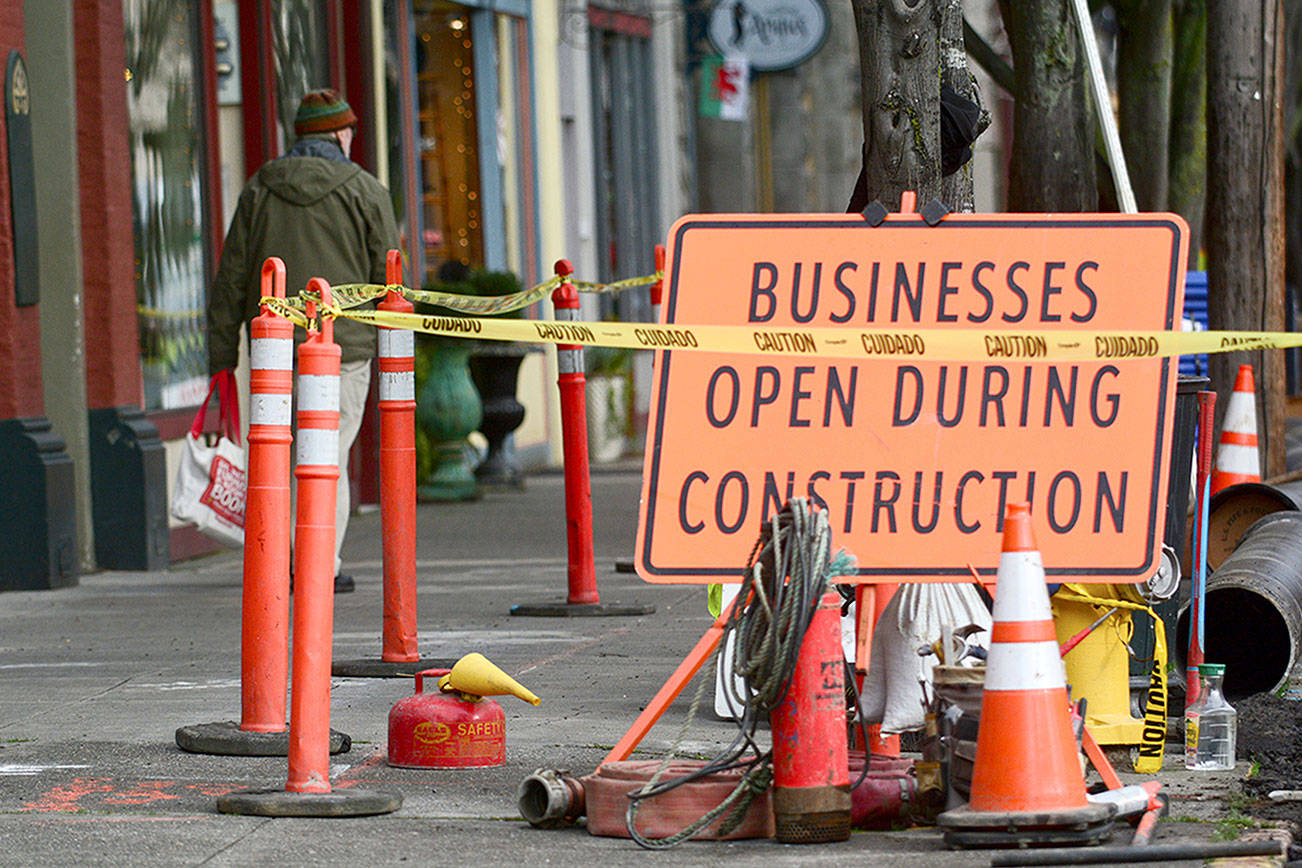 Water Street work in Port Townsend necessary but slowing business, owners say