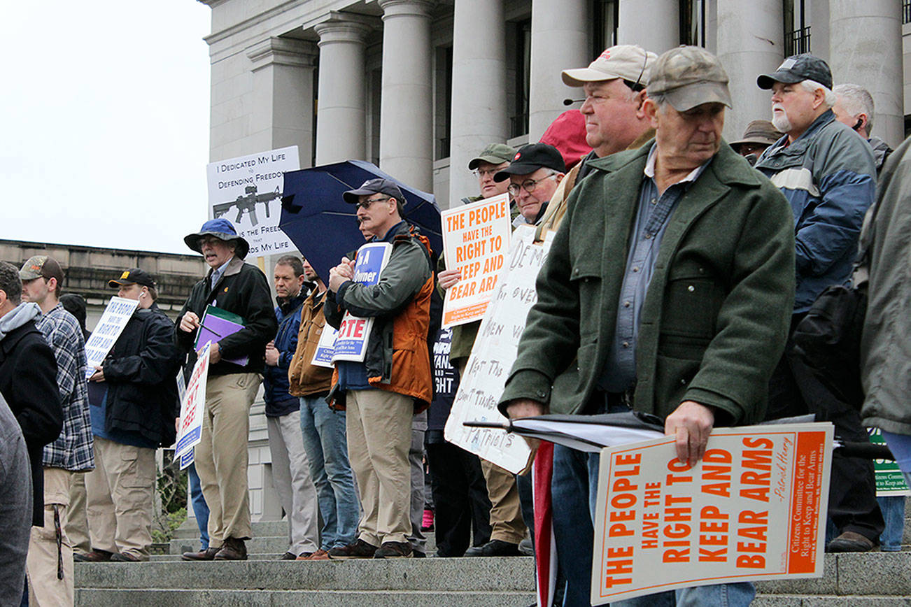 Gun rights activists call for a halt to five firearm bills at state Capitol