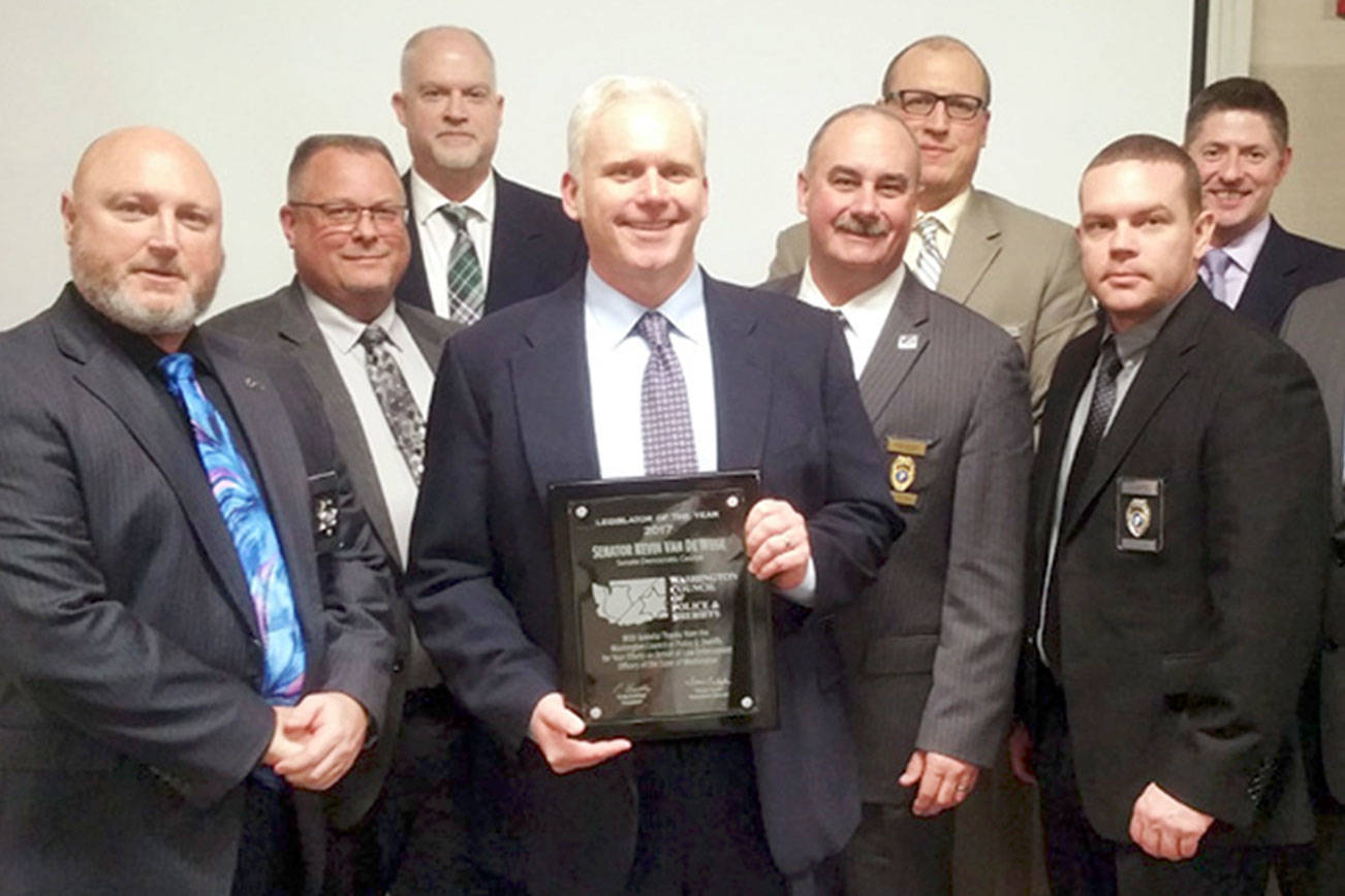 Van De Wege named legislator of the year by police, sheriffs