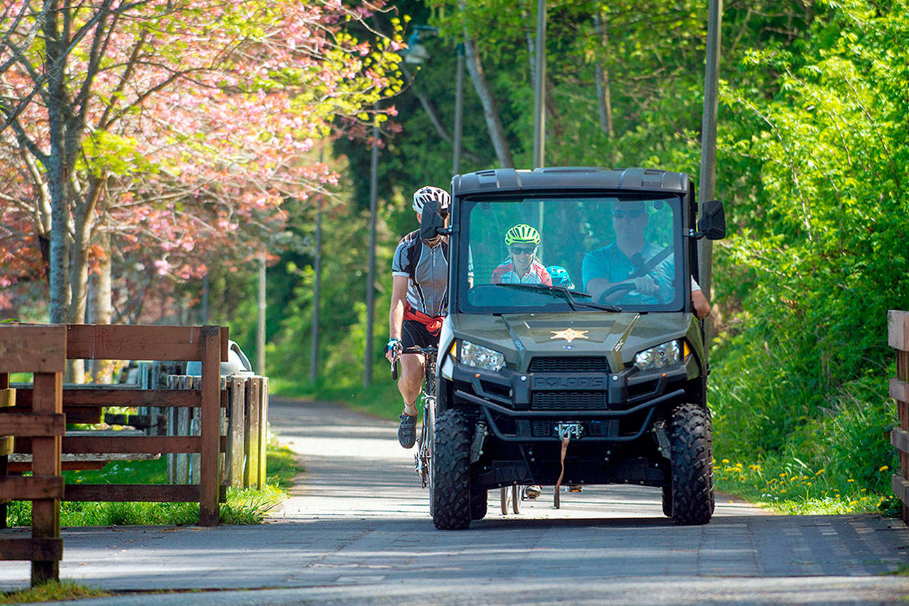 Clallam County deputies drive Olympic Discovery Trail after jogger attack