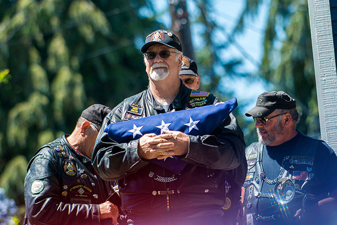 Captain Joseph House gathering honors fallen soldiers