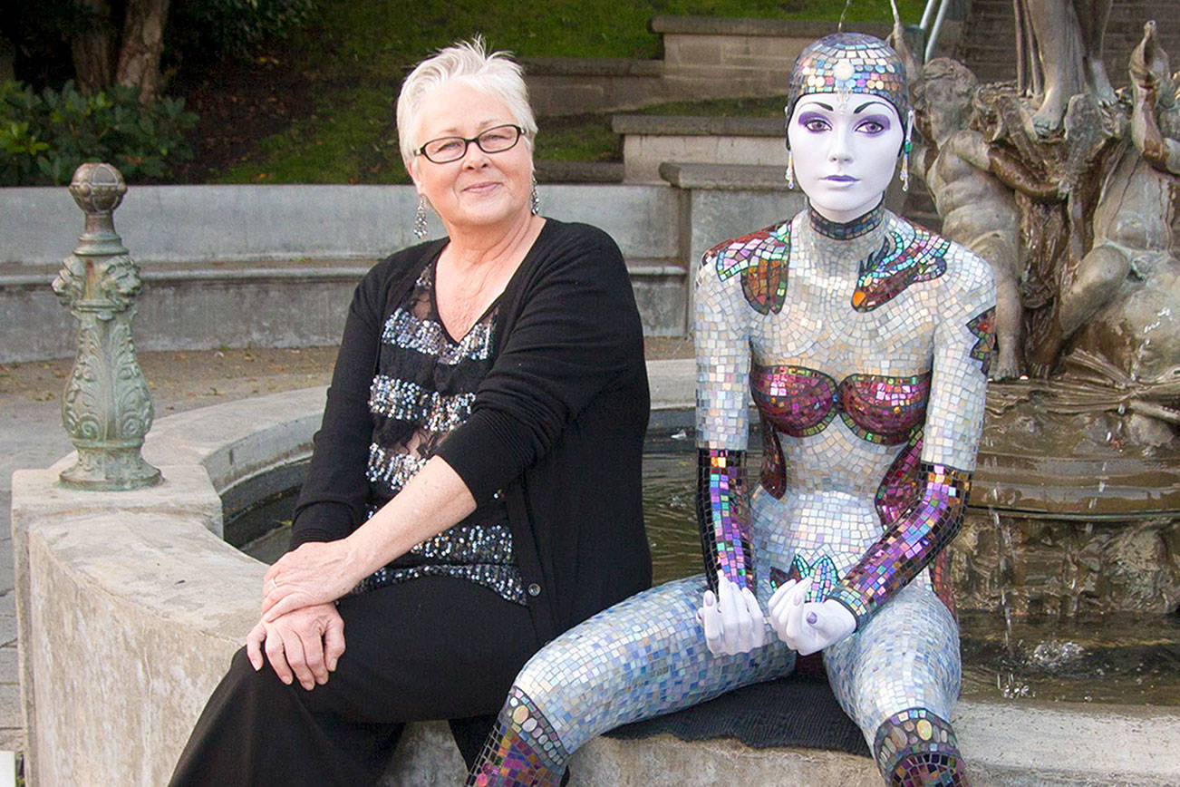 Mosaic mannequin, art school faculty highlighted on Port Townsend Gallery Walk