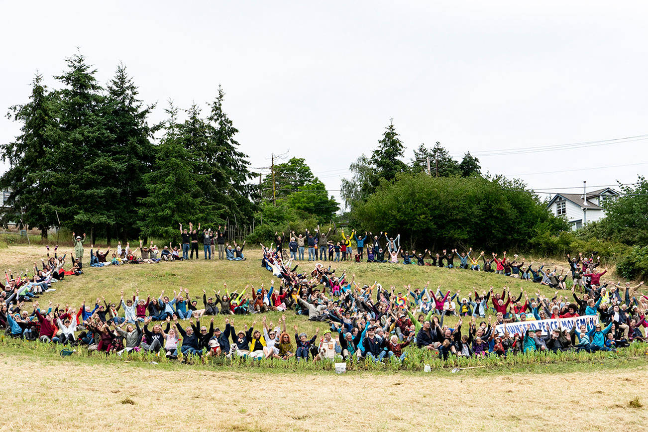 PHOTO: Community Peace Portrait in Port Townsend