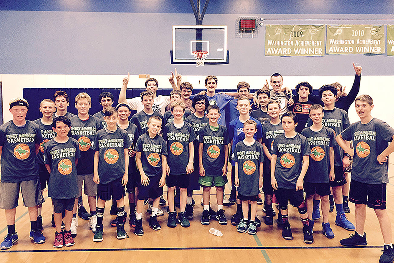 SPORTS PHOTO: Port Angeles boys hoops program puts on successful camp