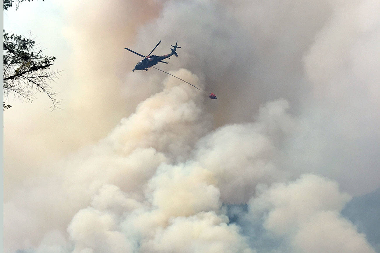 Maple Fire base camp moved from Brinnon as blaze grows