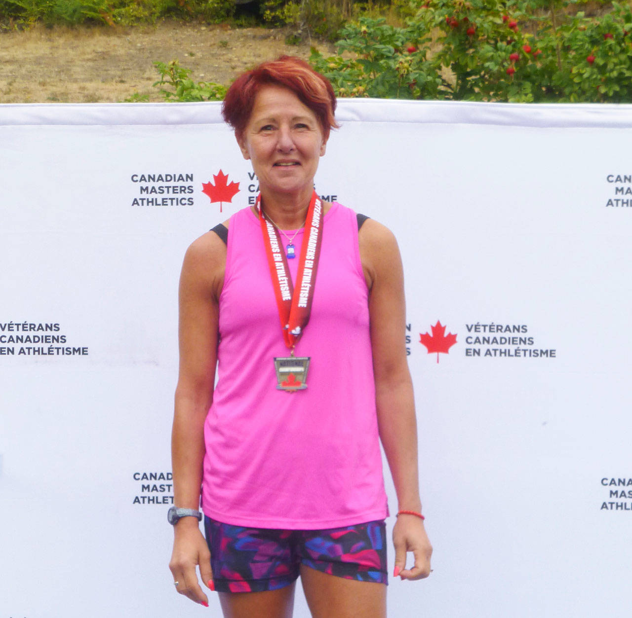 2018 Canadian Masters Track & Field Championships Pauline Geraci won three gold medals and a bronze at the 2018 Canadian Masters Track & Field Championships.