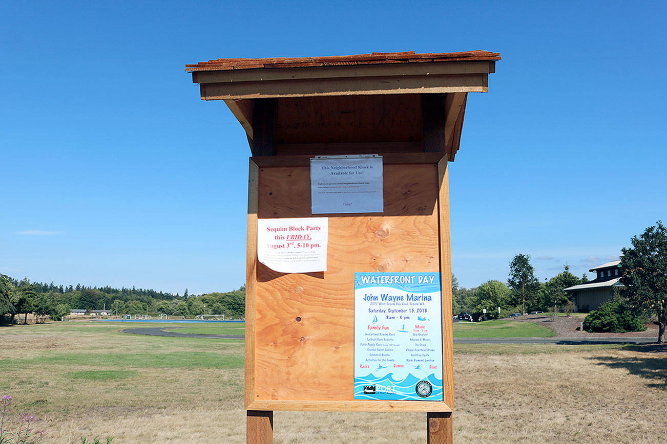 Neighborhood kiosks now on Sequim streets