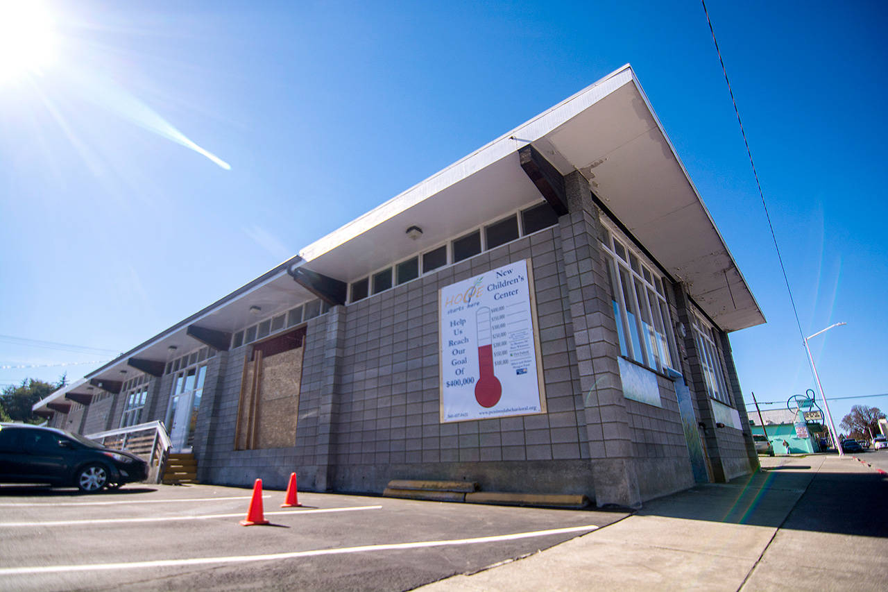 Peninsula Behavioral Health has started construction on its new Children’s Behavioral Health Center. Officials hope work will be done by the start of the year. (Jesse Major/Peninsula Daily News)