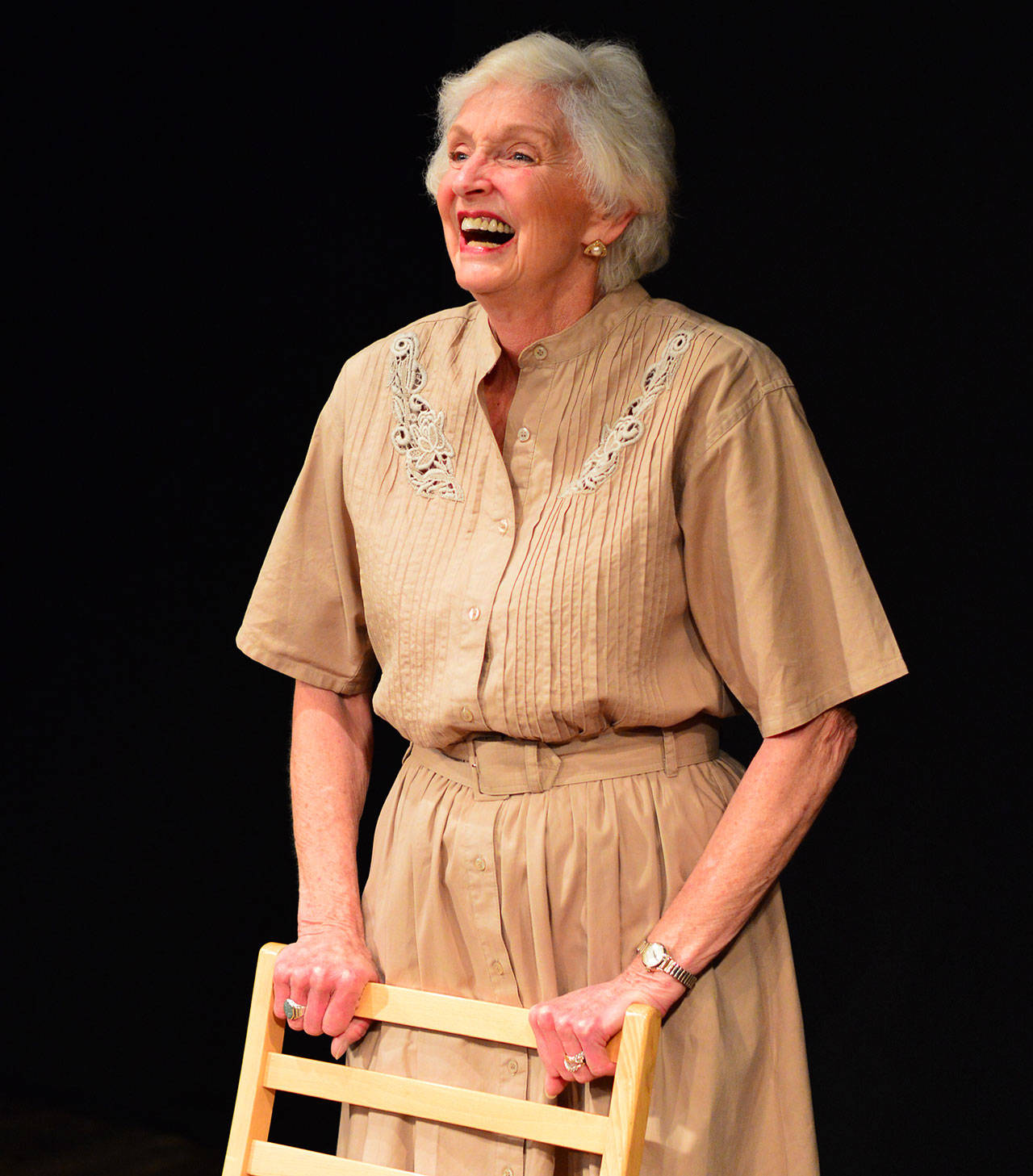 Sequim’s Carol Swarbrick Dries, seen here in New York City, portrays Miss Lillian Carter in a one-woman show, one time only this Saturday in Port Angeles. (Diane Urbani de la Paz)