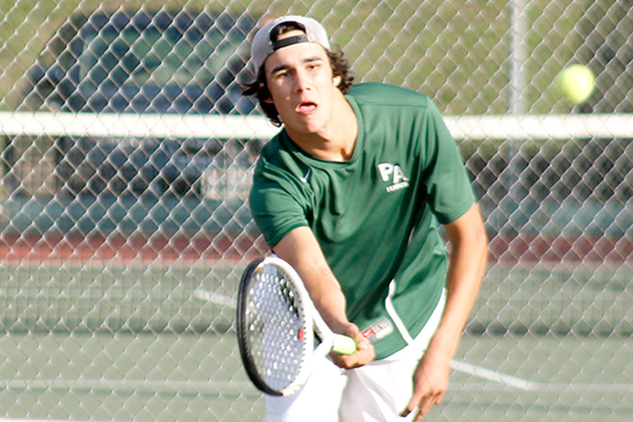 OLYMPIC LEAGUE TENNIS: Sequim’s Wiker and Hughes team for doubles title; PA’s Woods second in singles