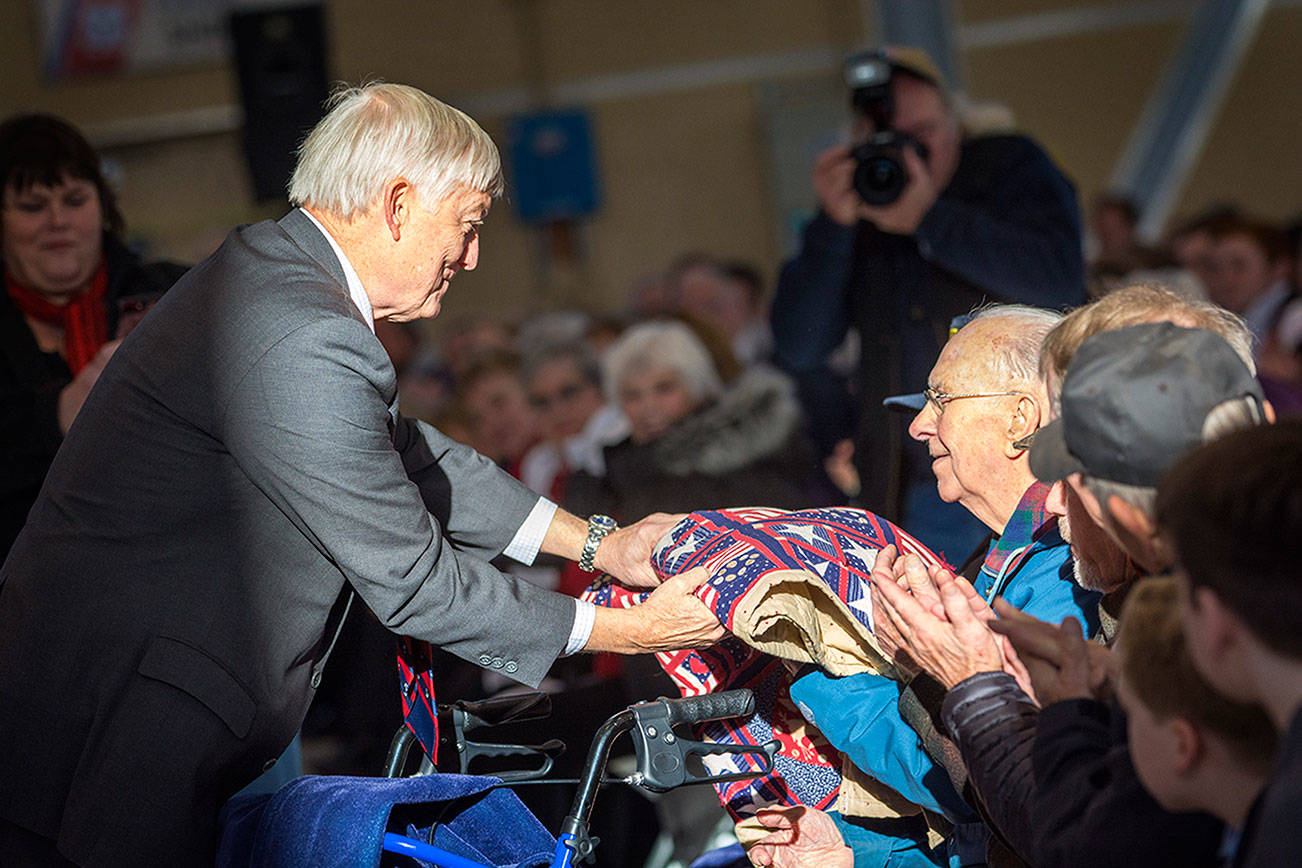 ‘The most important thing’: Rear admiral talks service at Port Angeles Veterans Day event