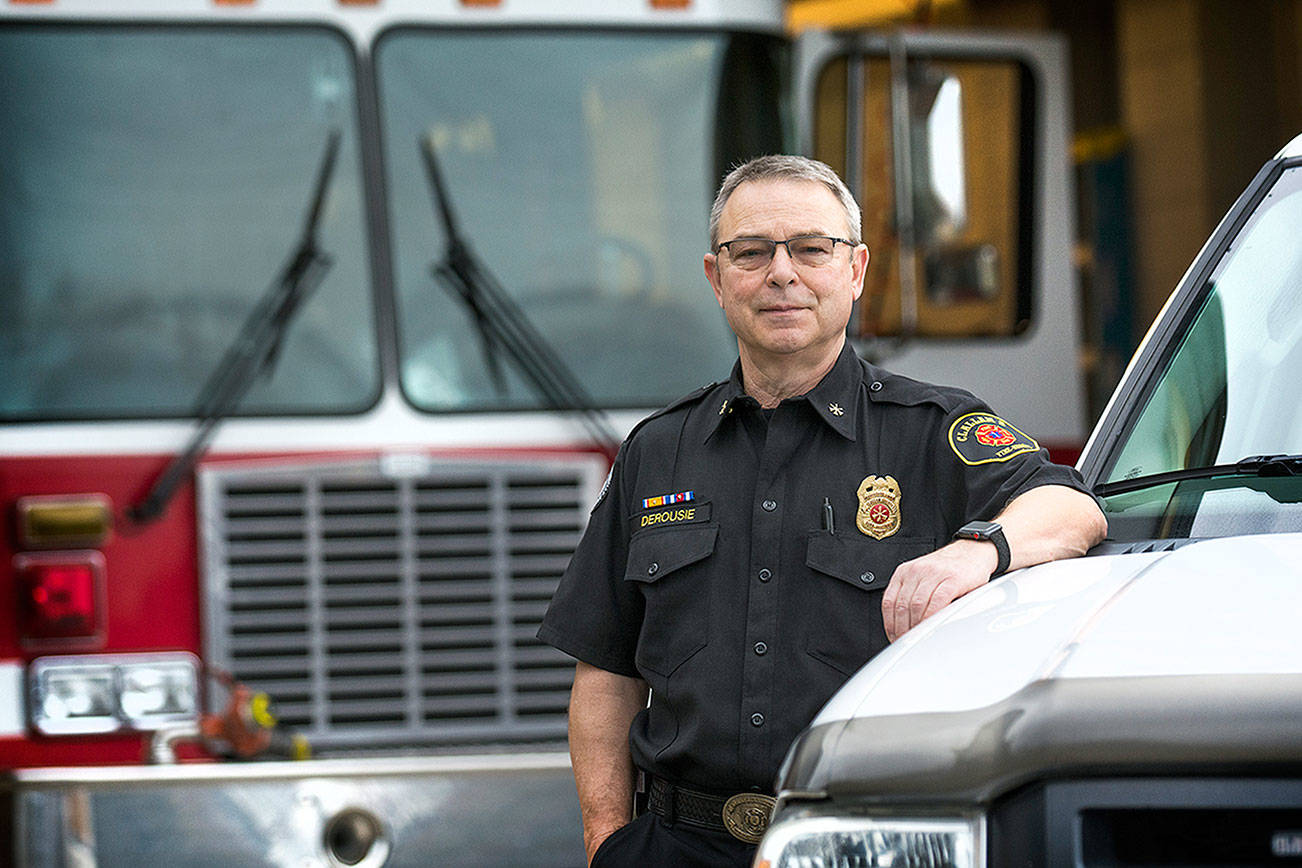 Reception today for Clallam Fire District 2 assistant chief who is retiring after 28 years