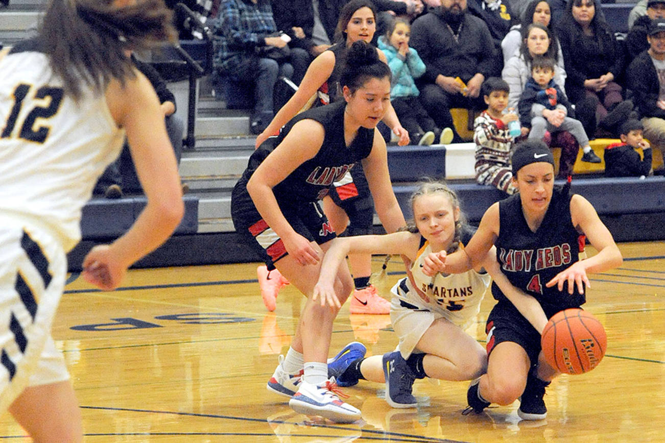 GIRLS BASKETBALL ROUNDUP: Neah Bay dials up the pressure in big second quarter to beat Forks; Port Angeles, Sequim also win