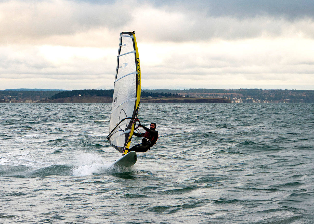 PHOTO: One with the wind at Fort Worden