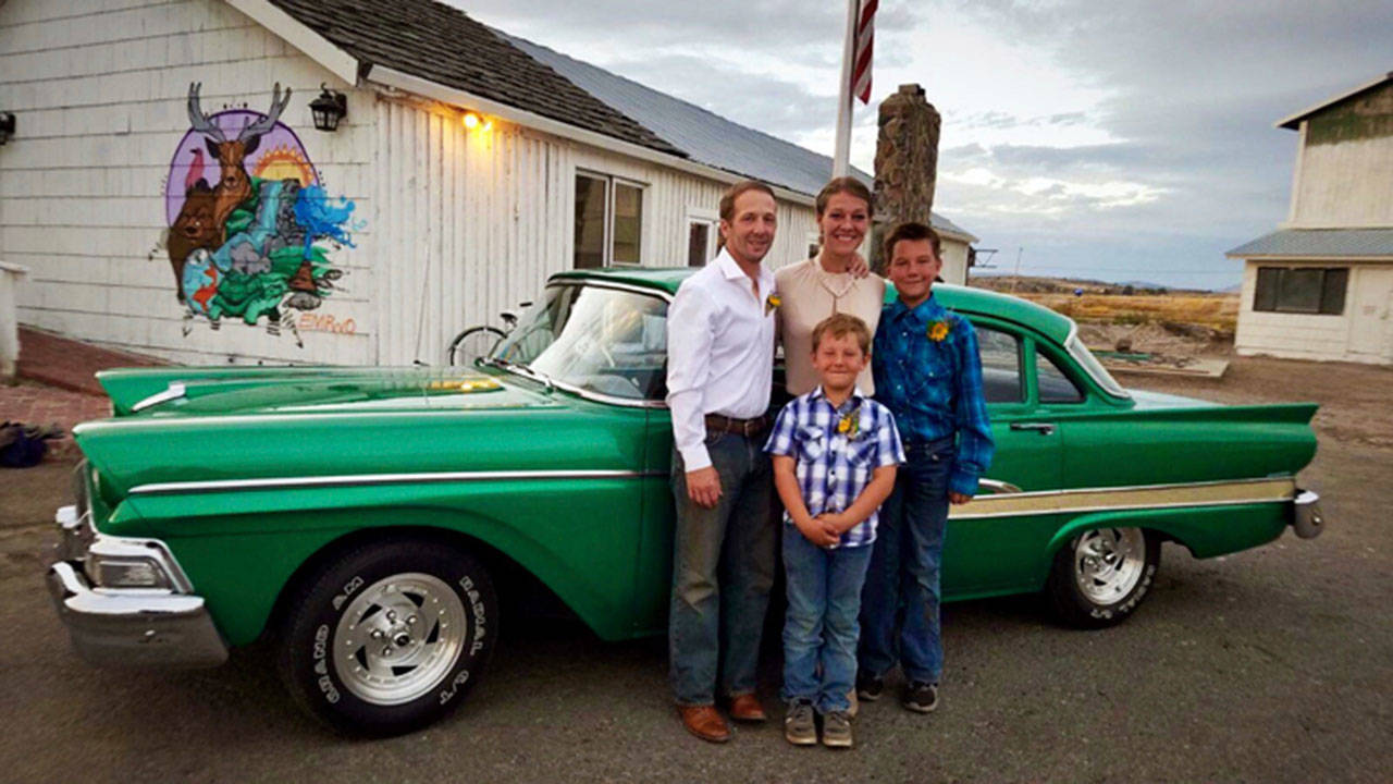 This recent photo shows Jasmine Tool shows with her fiance Daniel Jastrab and their sons Jameson, right, and Silas. (Jasmine Tool via AP)