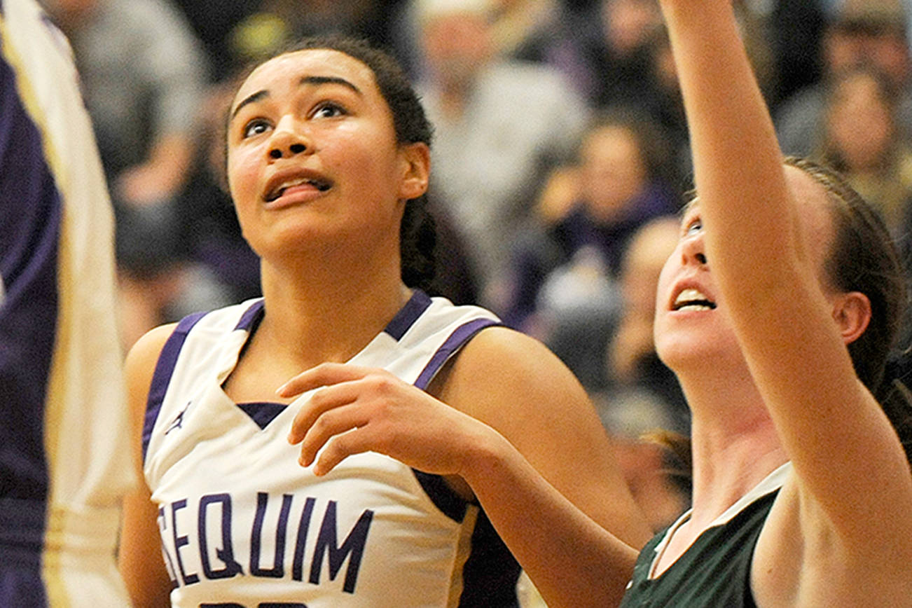 STATE REGIONAL BASKETBALL: Sequim’s Jayla Julmist driven to rebound, defend and score