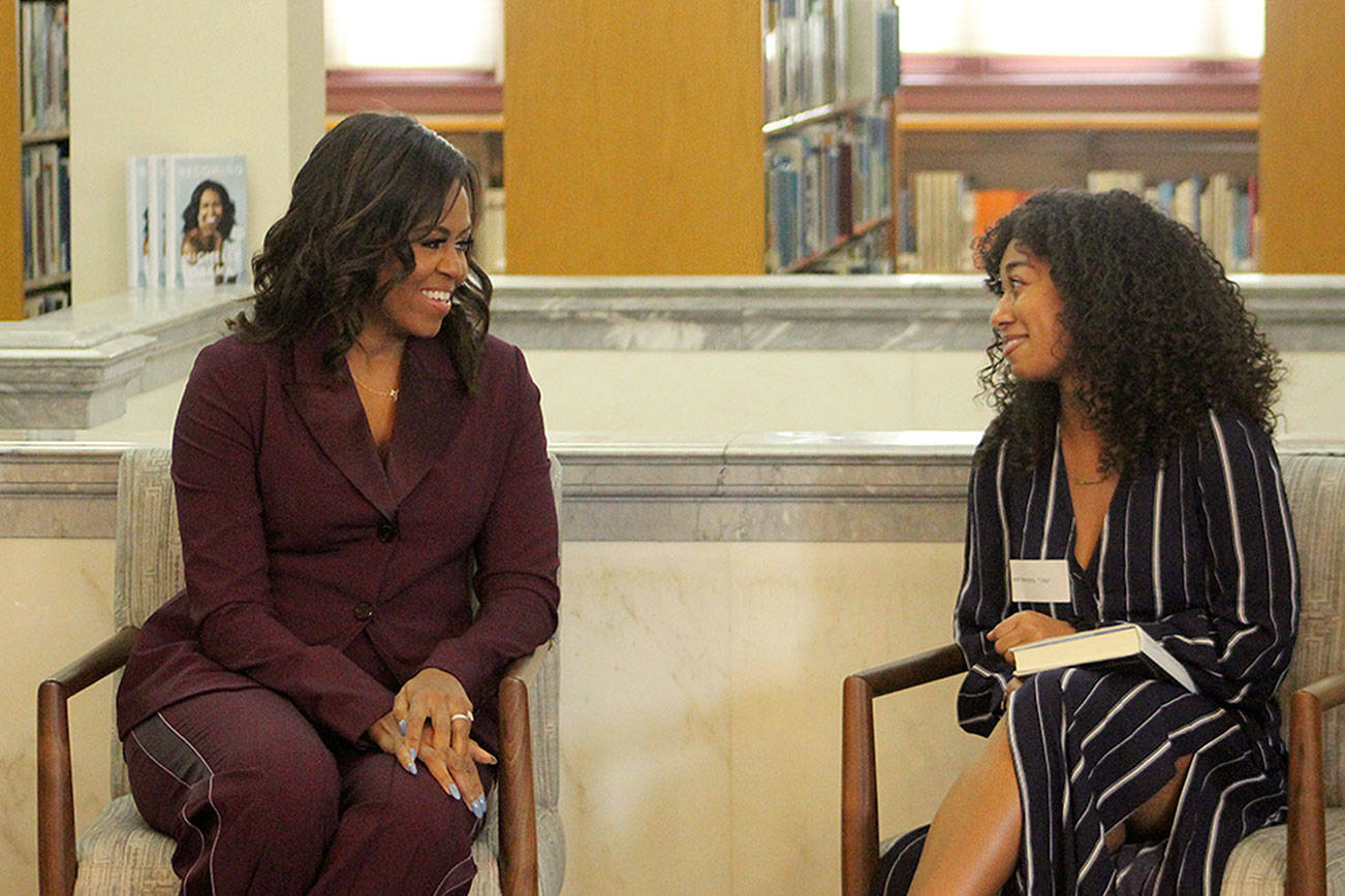 Michelle Obama brings largest crowd of book tour to Tacoma