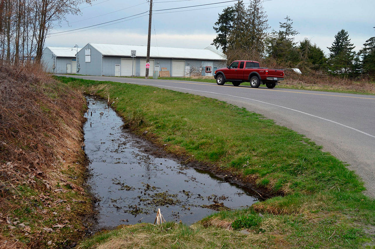 A 66-site manufactured home park was approved in late February, but now neighbors look to stop construction at the northeast corner of Atterberry and Hooker roads through a court complaint and petition filed in Kitsap County Superior Court. (Matthew Nash/Olympic Peninsula News Group)