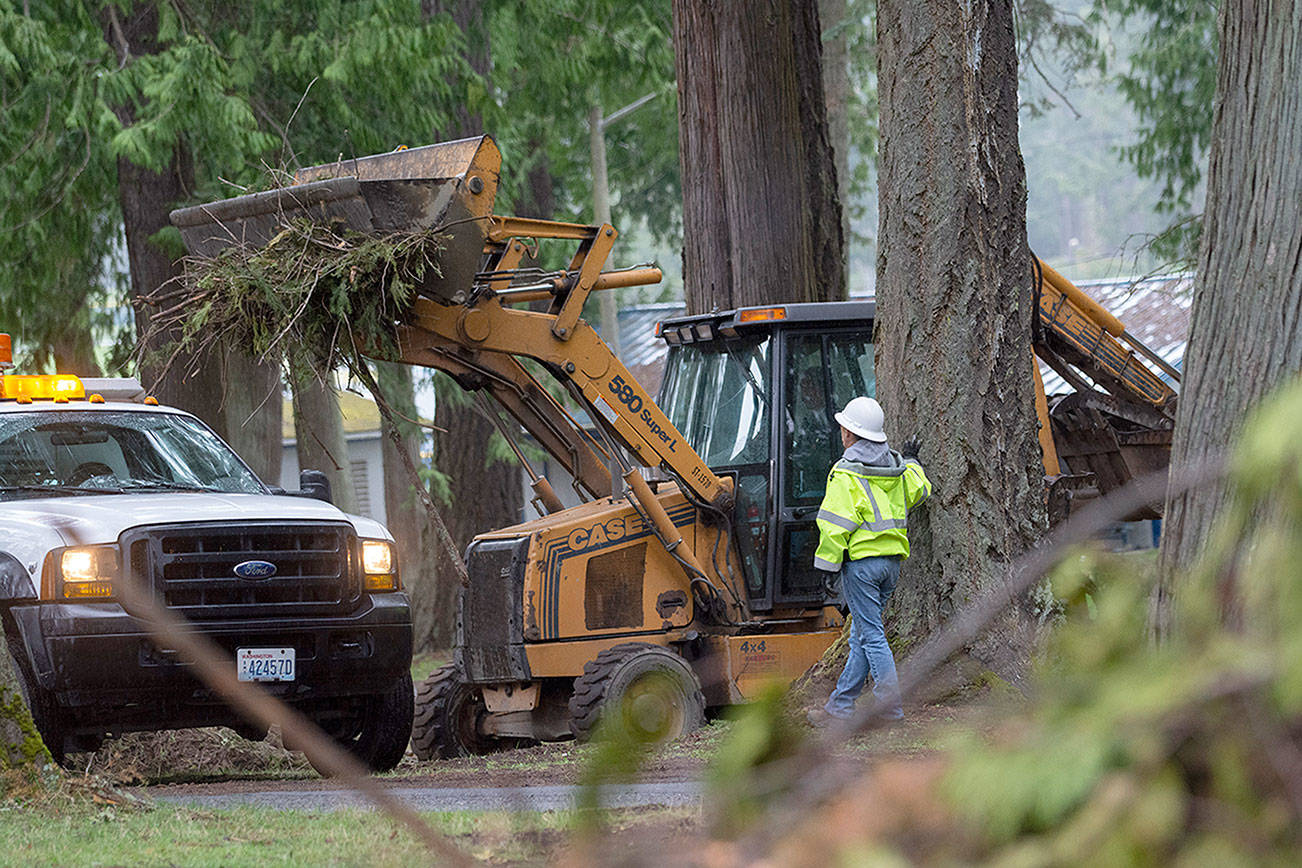 PHOTOS: Cleanup ongoing in Port Angeles after windstorm