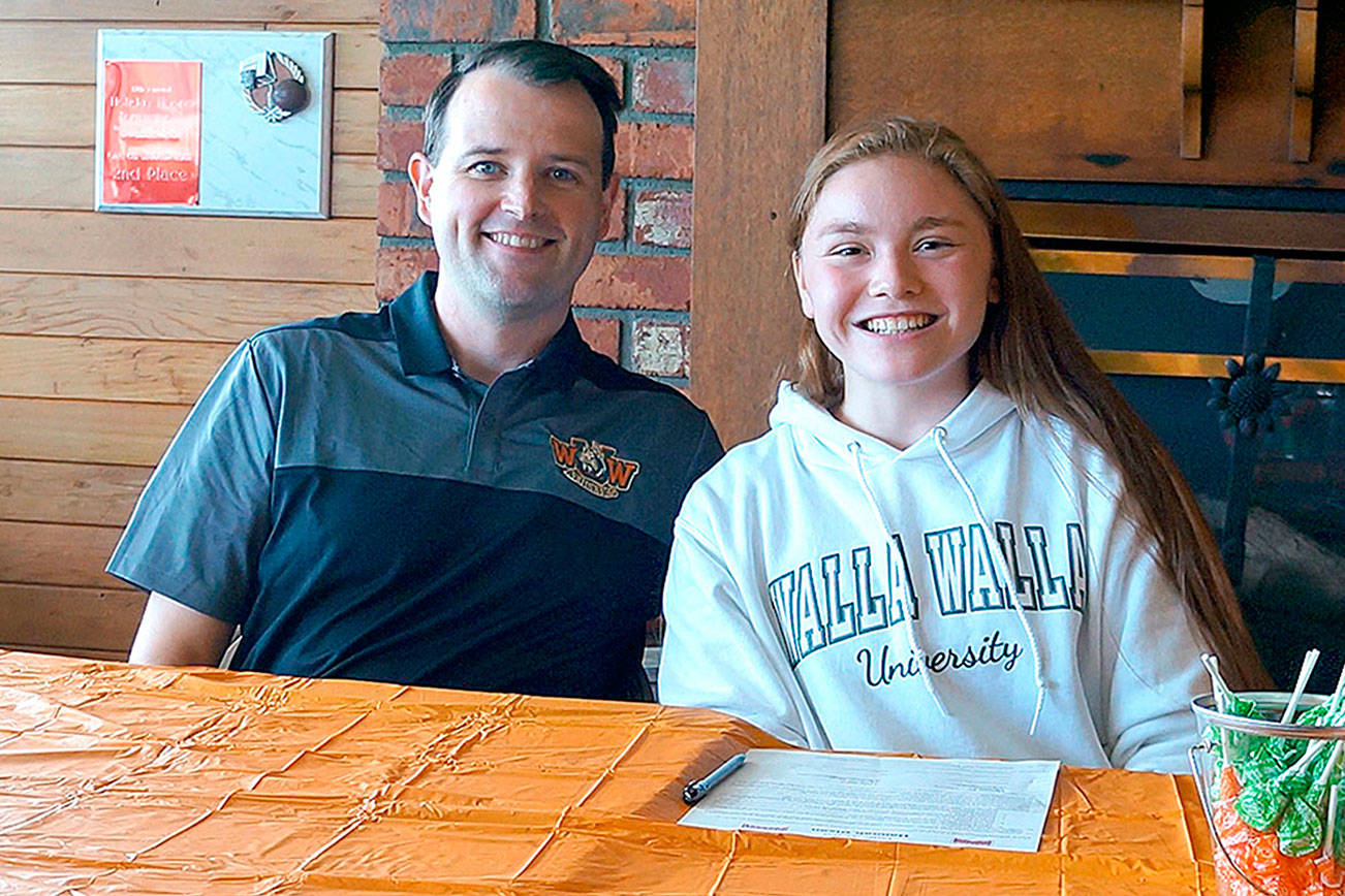 PREP SPORTS: Clallam Bay’s Hannah Olson signs to play for Walla Walla University