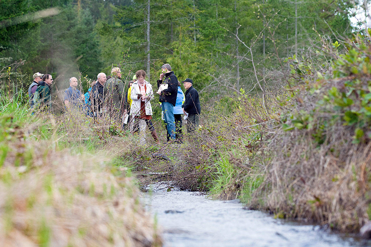 Sequim, Clallam officials tour proposed site of Dungeness River reservoir