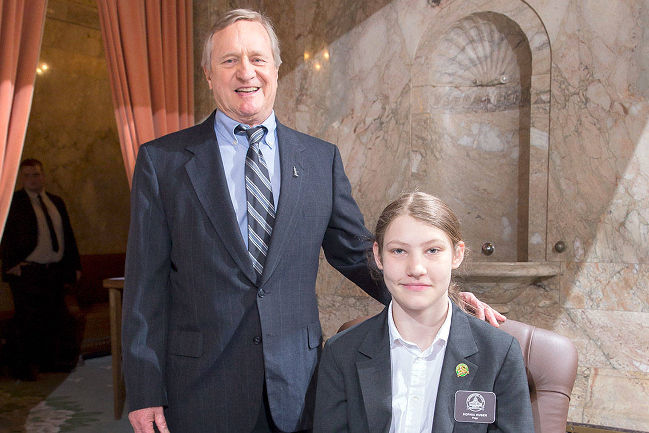 Blue Heron Middle School student serves as legislative page