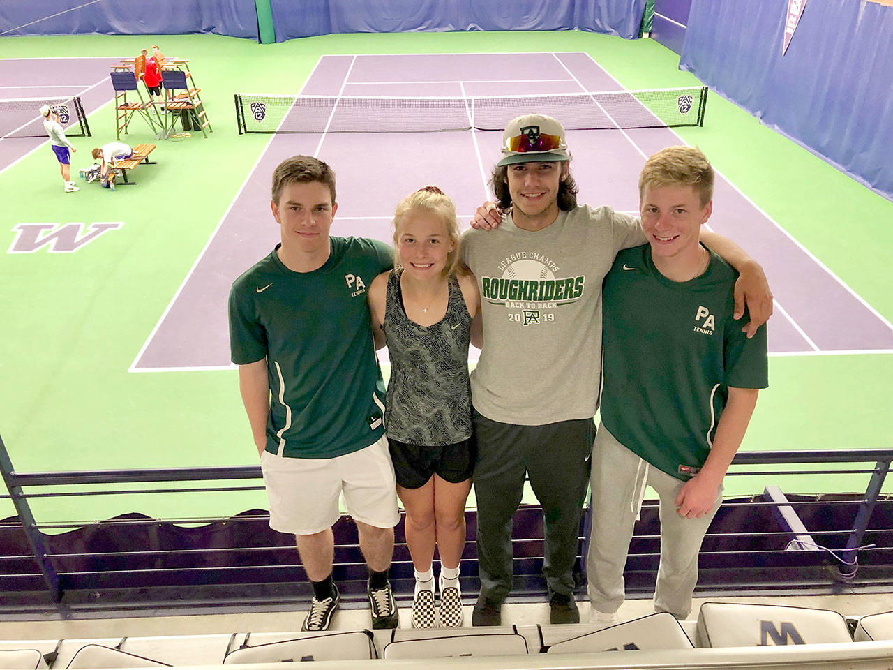 STATE TENNIS: Sequim’s Dietzman and Wiker win doubles championship; boys doubles teams place