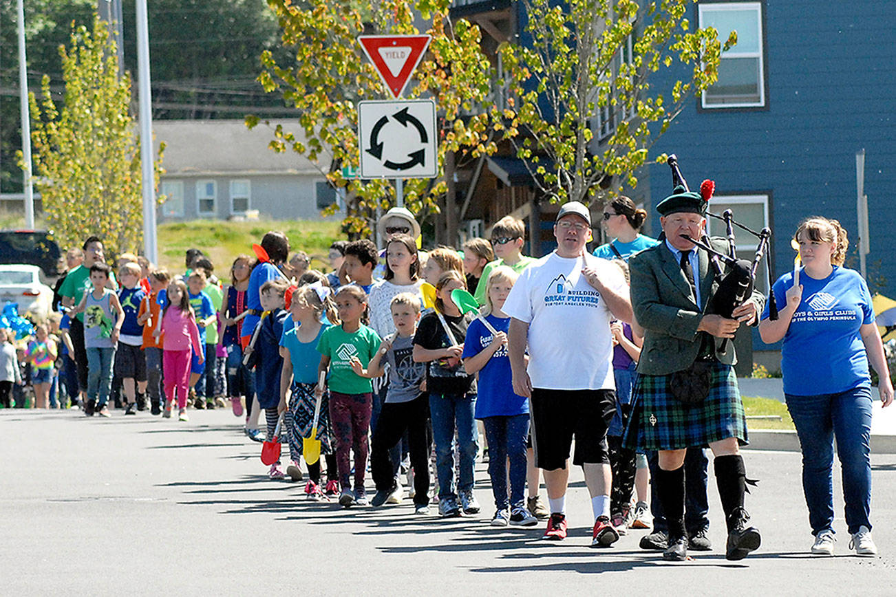 First shovels of dirt moved for Port Angeles clubhouse