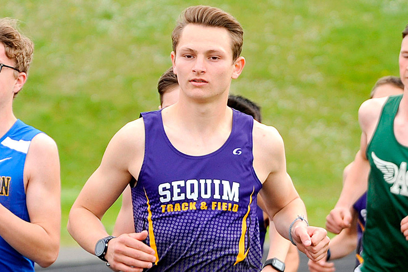 ALL-PENINSULA BOYS TRACK: Murray Bingham scored individual and team championships for Sequim