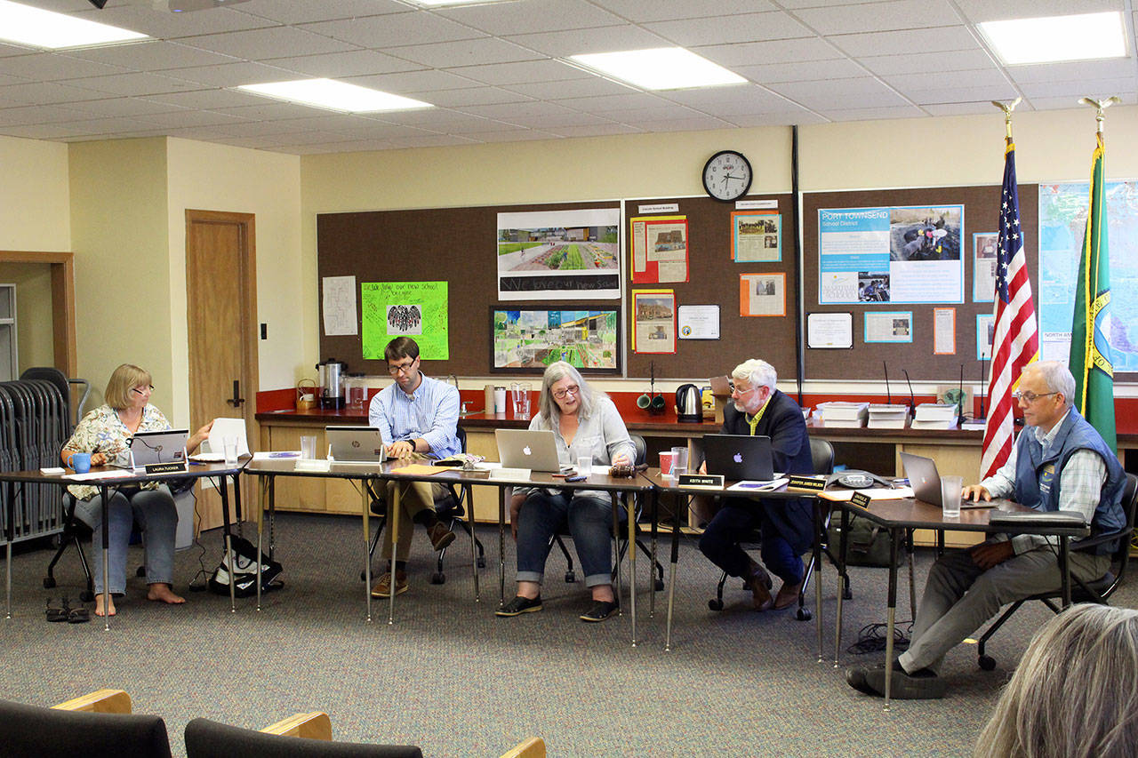 The Port Townsend School Board voted to approve the 2019-20 school year budget. (Zach Jablonski/Peninsula Daily News)